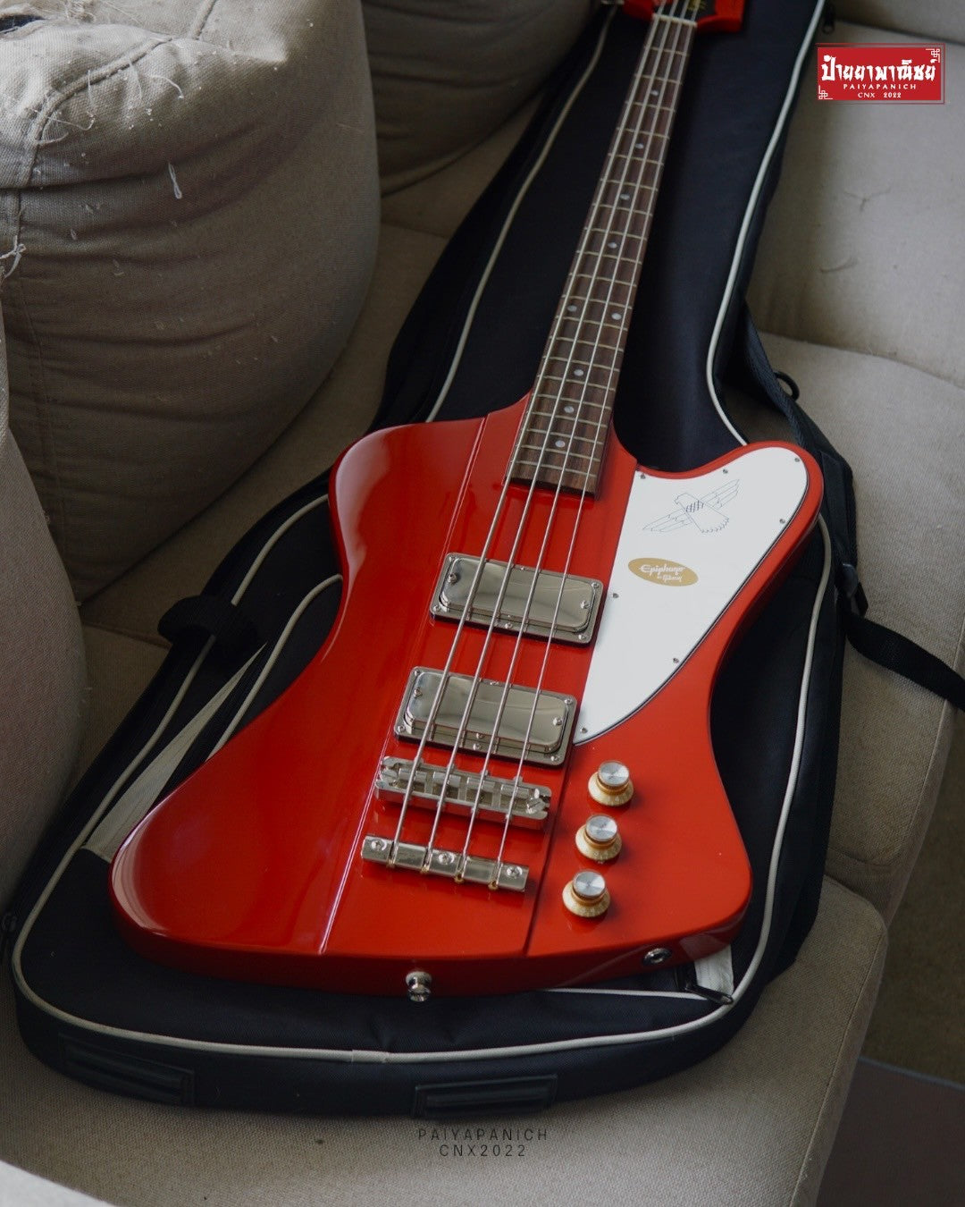 (USED) Epiphone Thunderbird '64 Ember Red