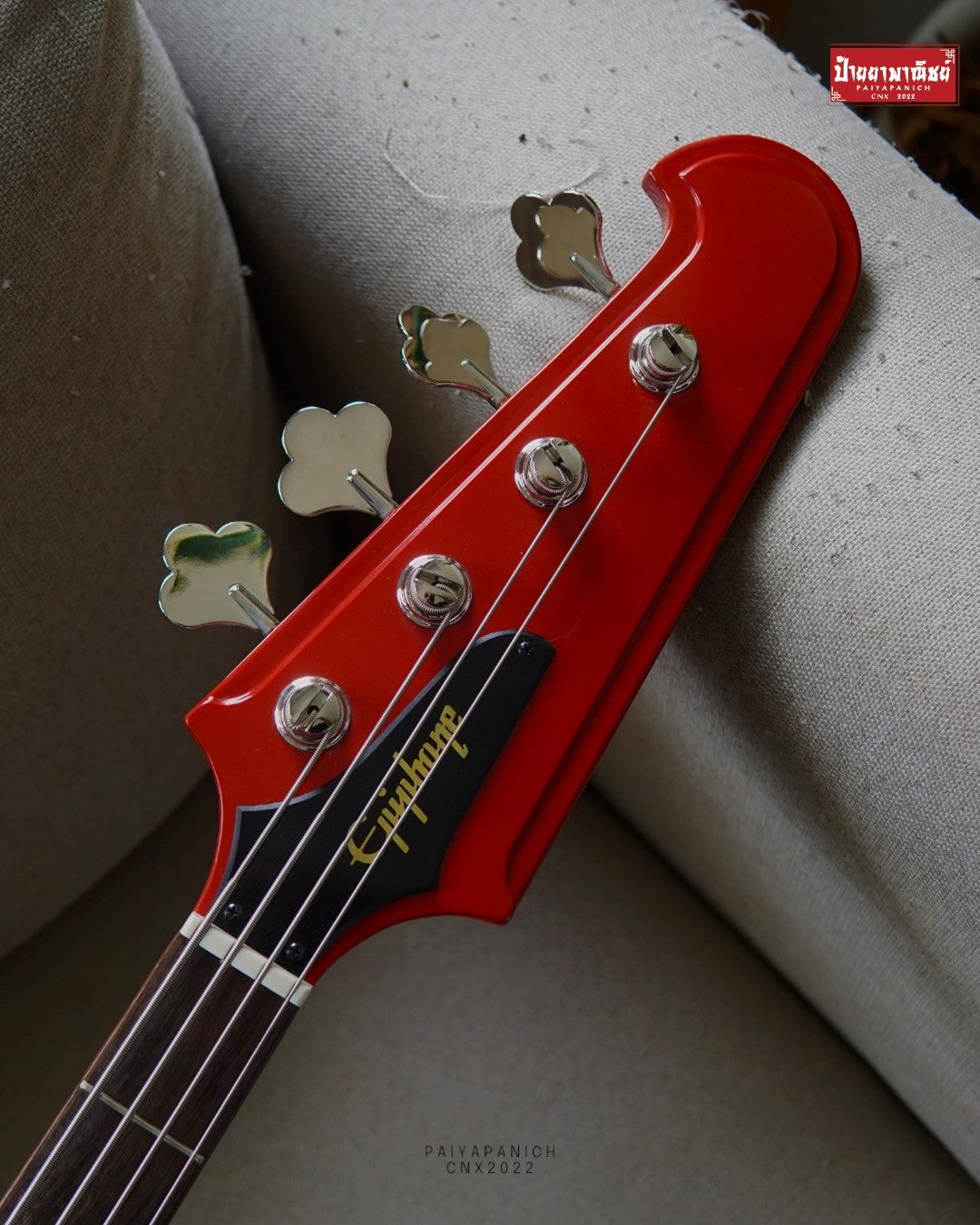 (USED) Epiphone Thunderbird '64 Ember Red