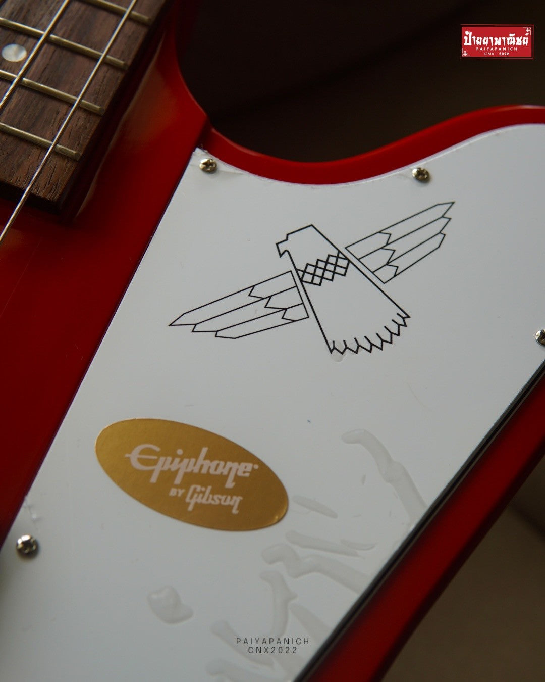(USED) Epiphone Thunderbird '64 Ember Red