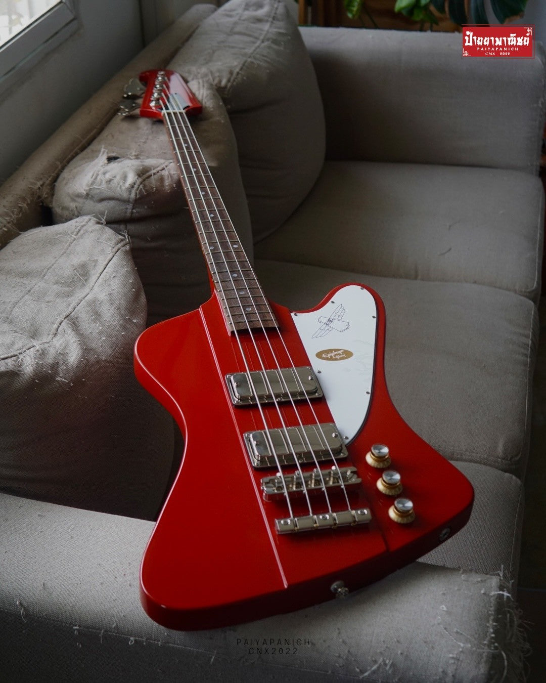 (USED) Epiphone Thunderbird '64 Ember Red
