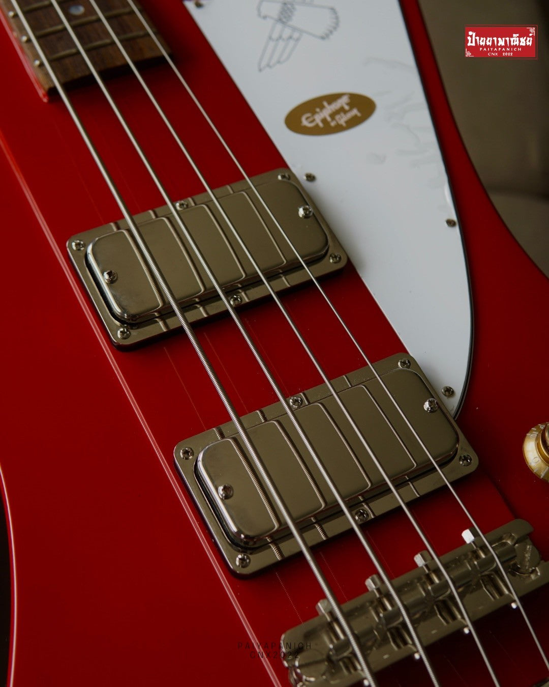 (USED) Epiphone Thunderbird '64 Ember Red