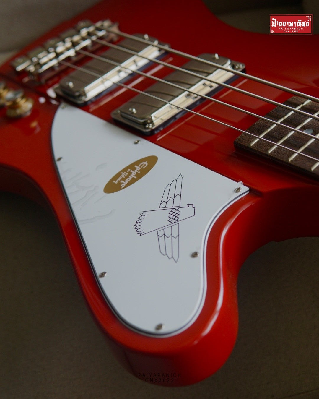 (USED) Epiphone Thunderbird '64 Ember Red