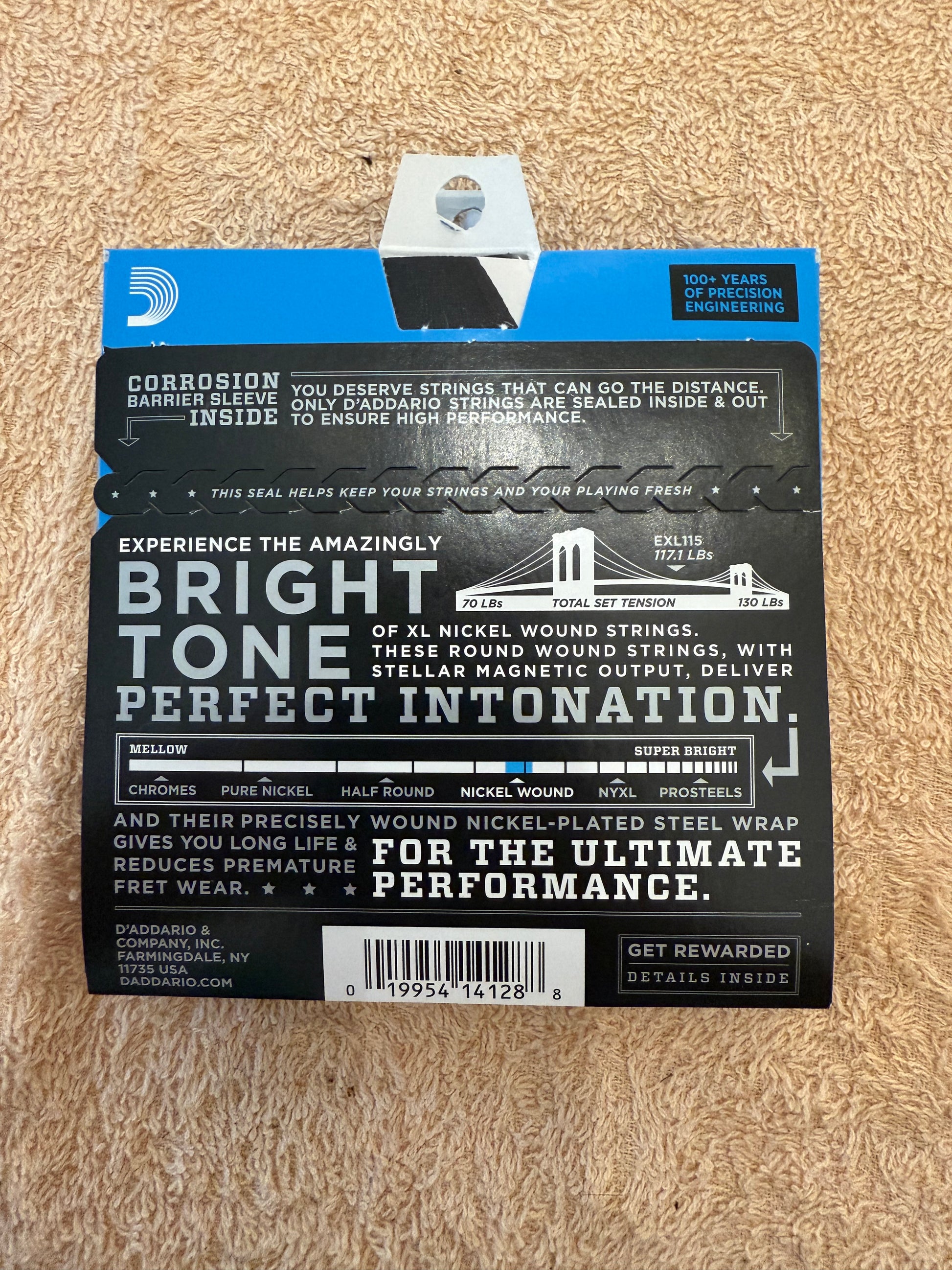 D’Addario Medium Electric Guitar Strings 11-49