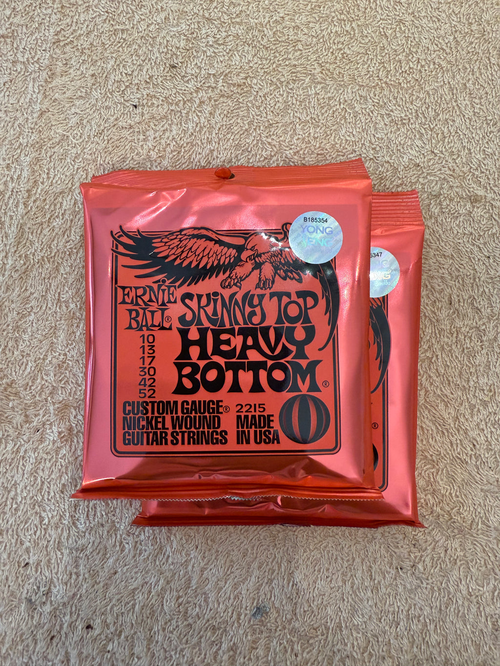 Ernieball Skinny Top Heavy Bottom Slinky Nickel Wound Electric Guitar Strings 10-52 Gauge