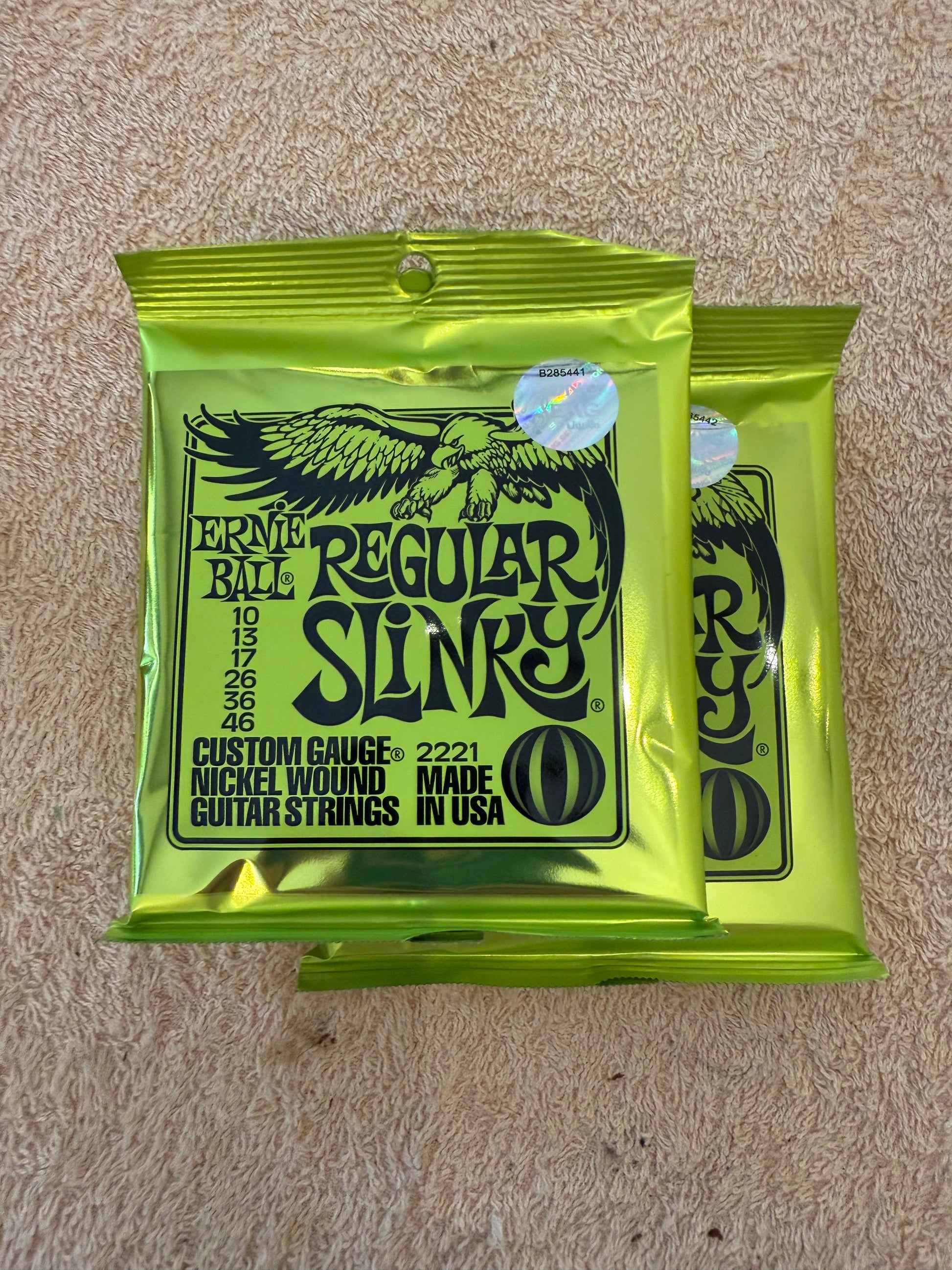 Ernieball Regular Slinky Nickel Wound Electric Guitar Strings 10-46 Gauge