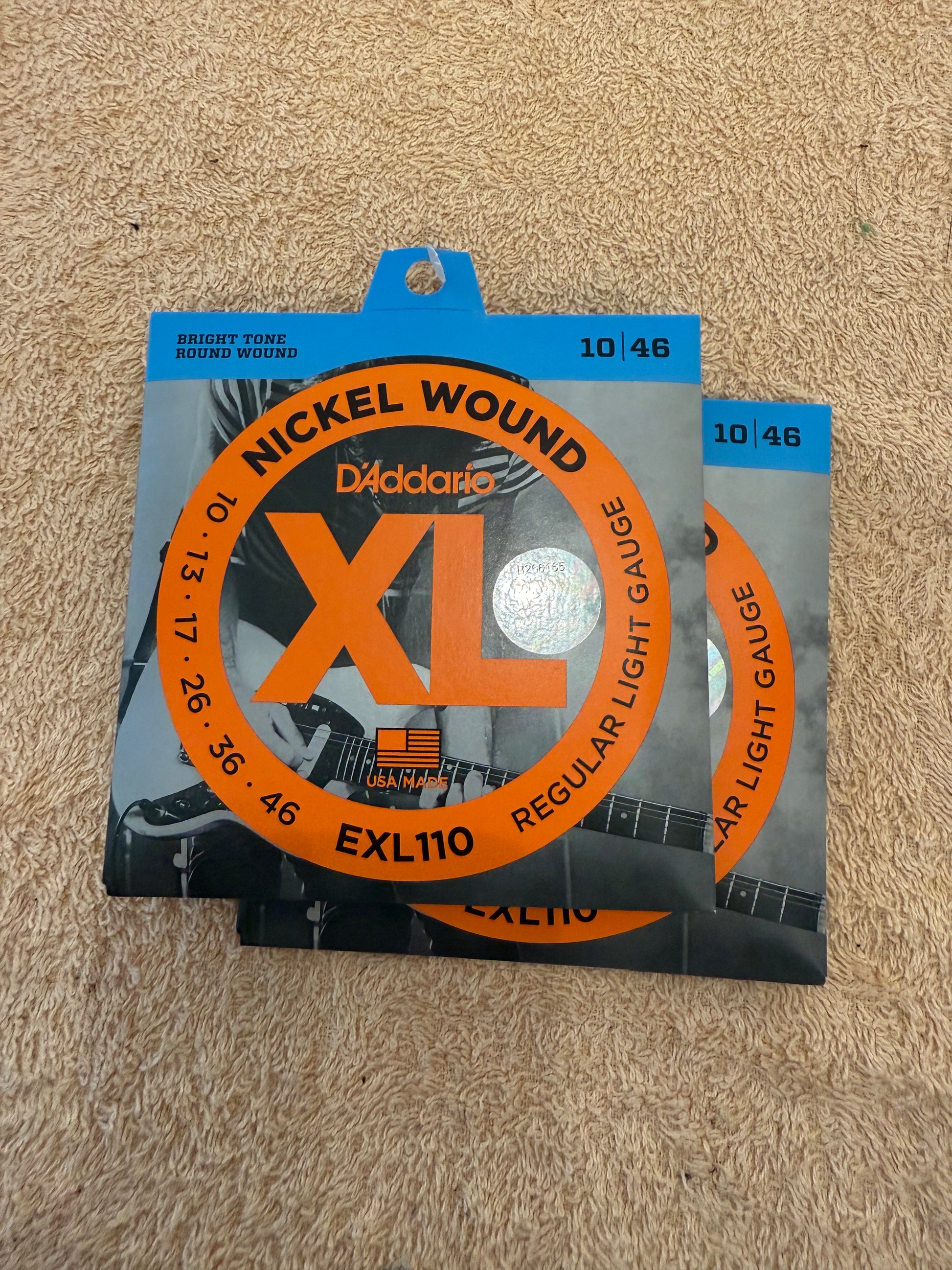 D’Adadario Regular Light Balanced Tension Electric Guitar Strings 10-46