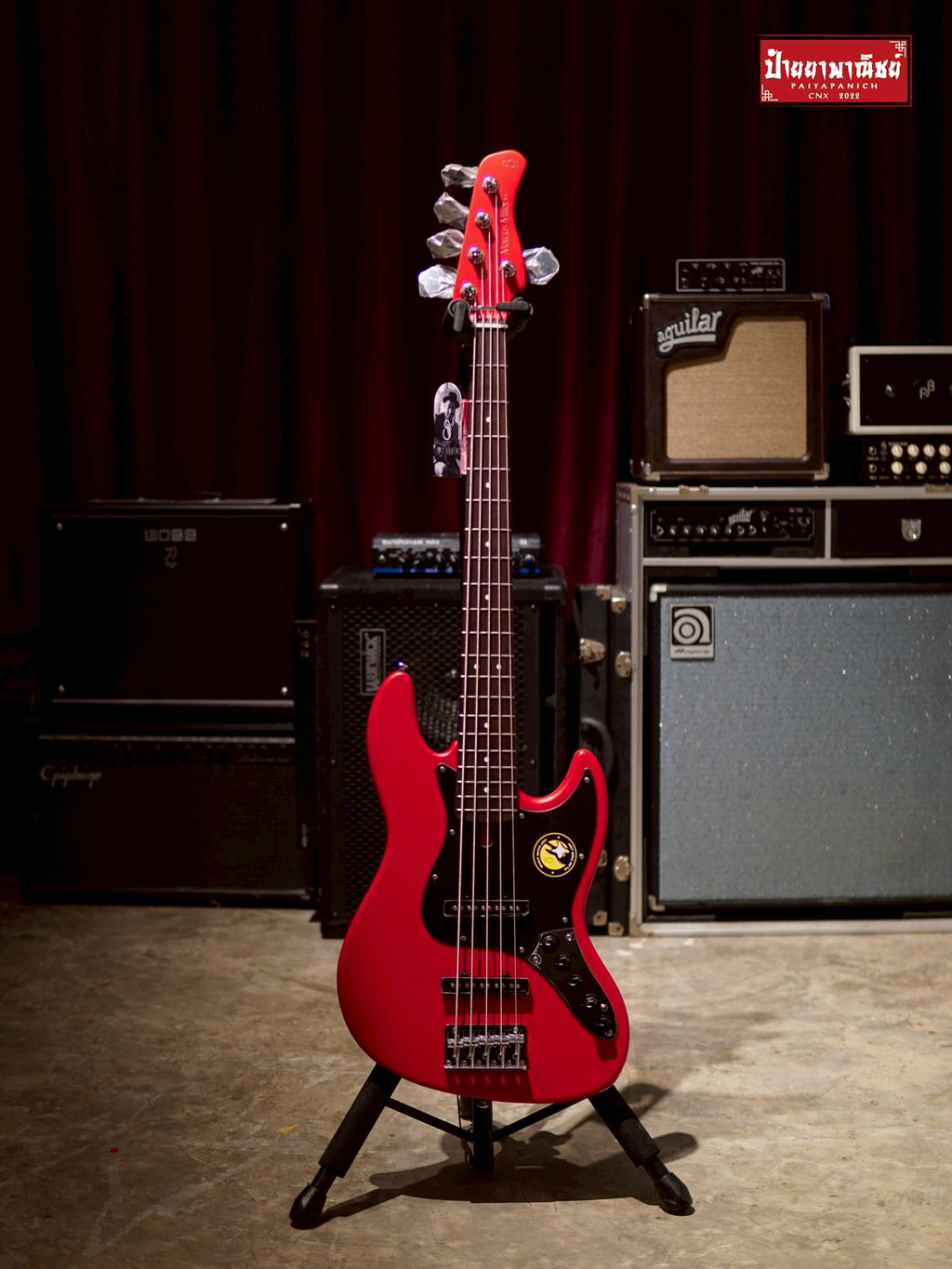 (NEW) Sire Marcus Miller V3 5-String Red Satin