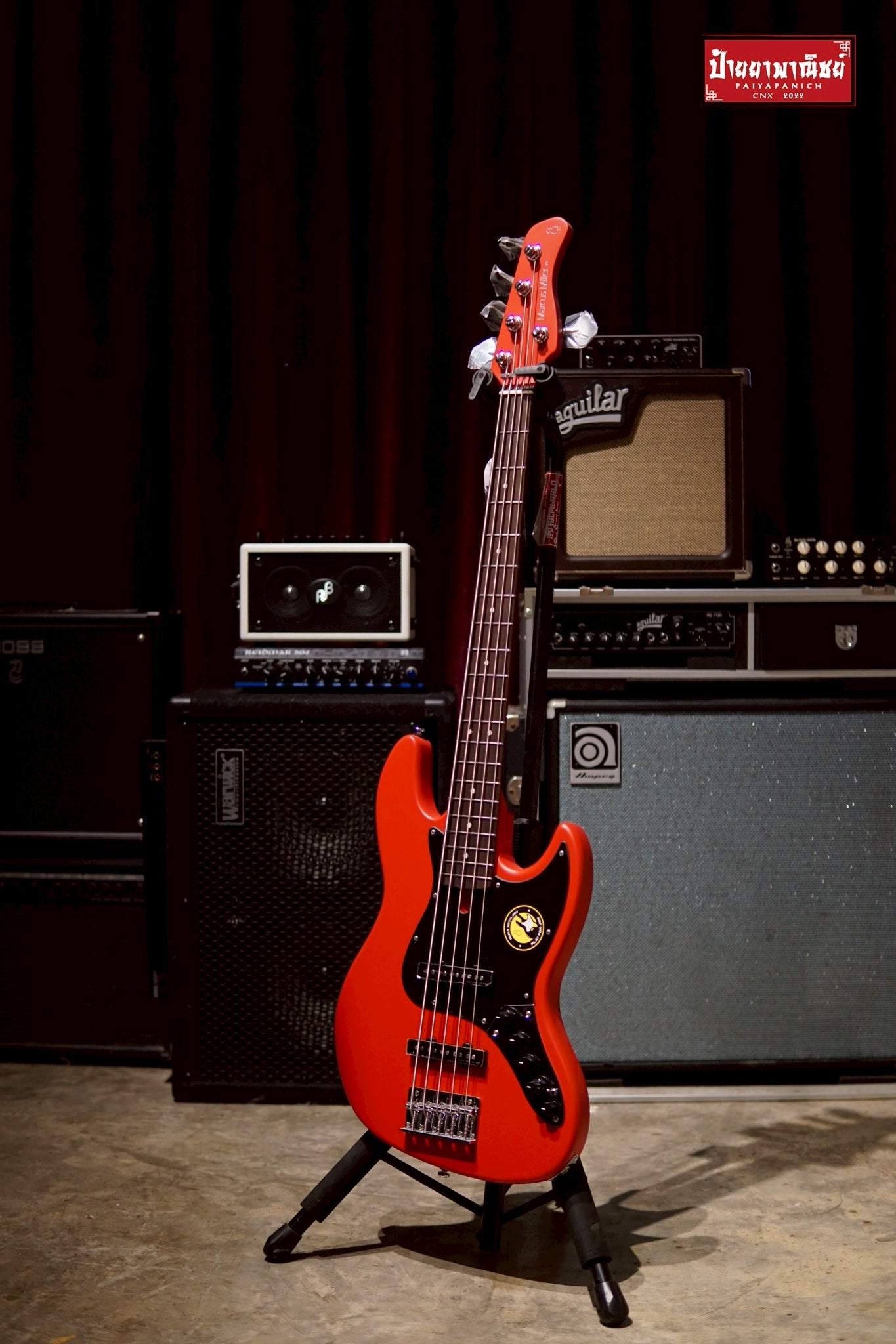 (NEW) Sire Marcus Miller V3 5-String Red Satin