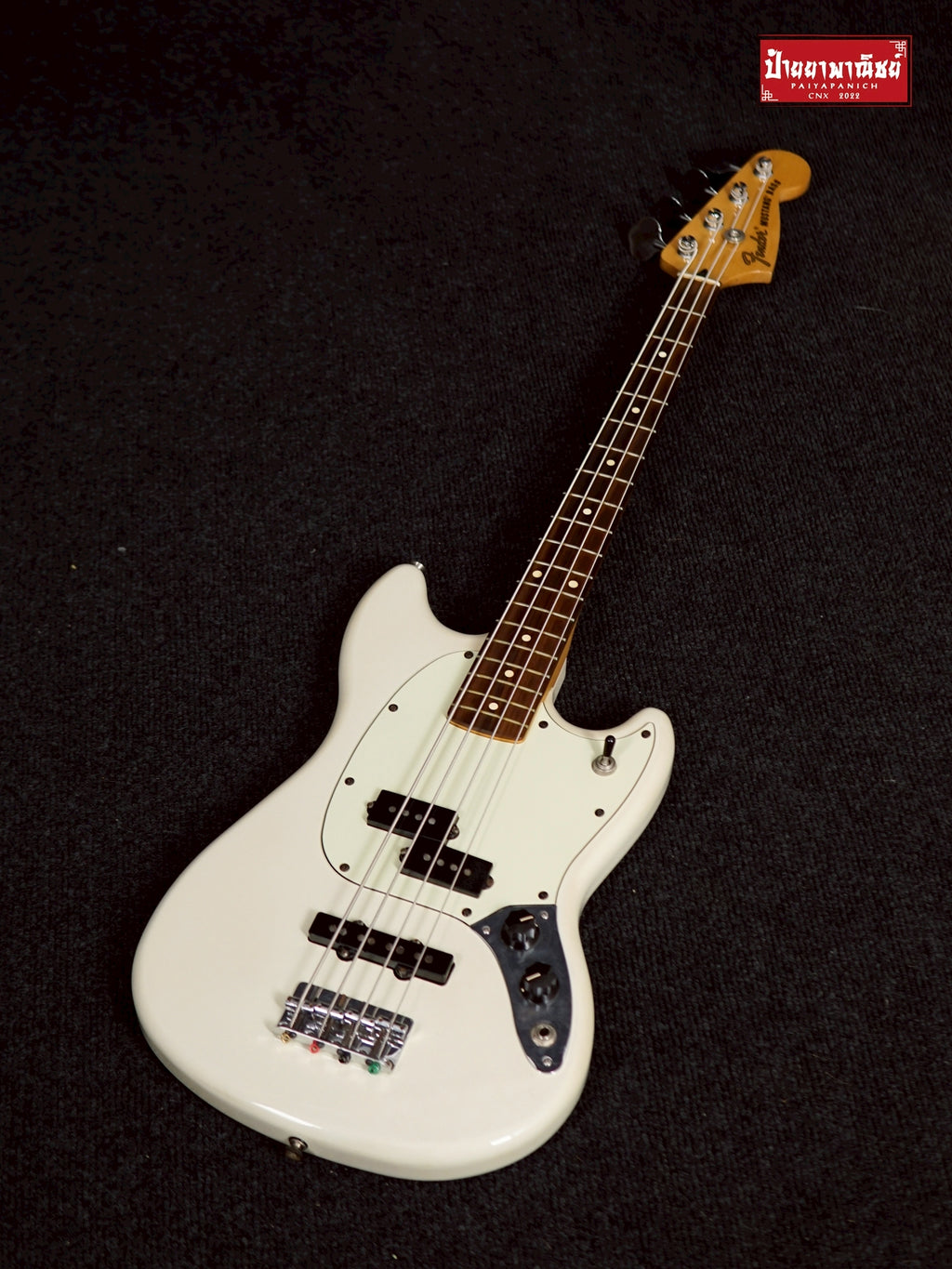 (USED) Fender Player Mustang® Bass PJ Olympic White