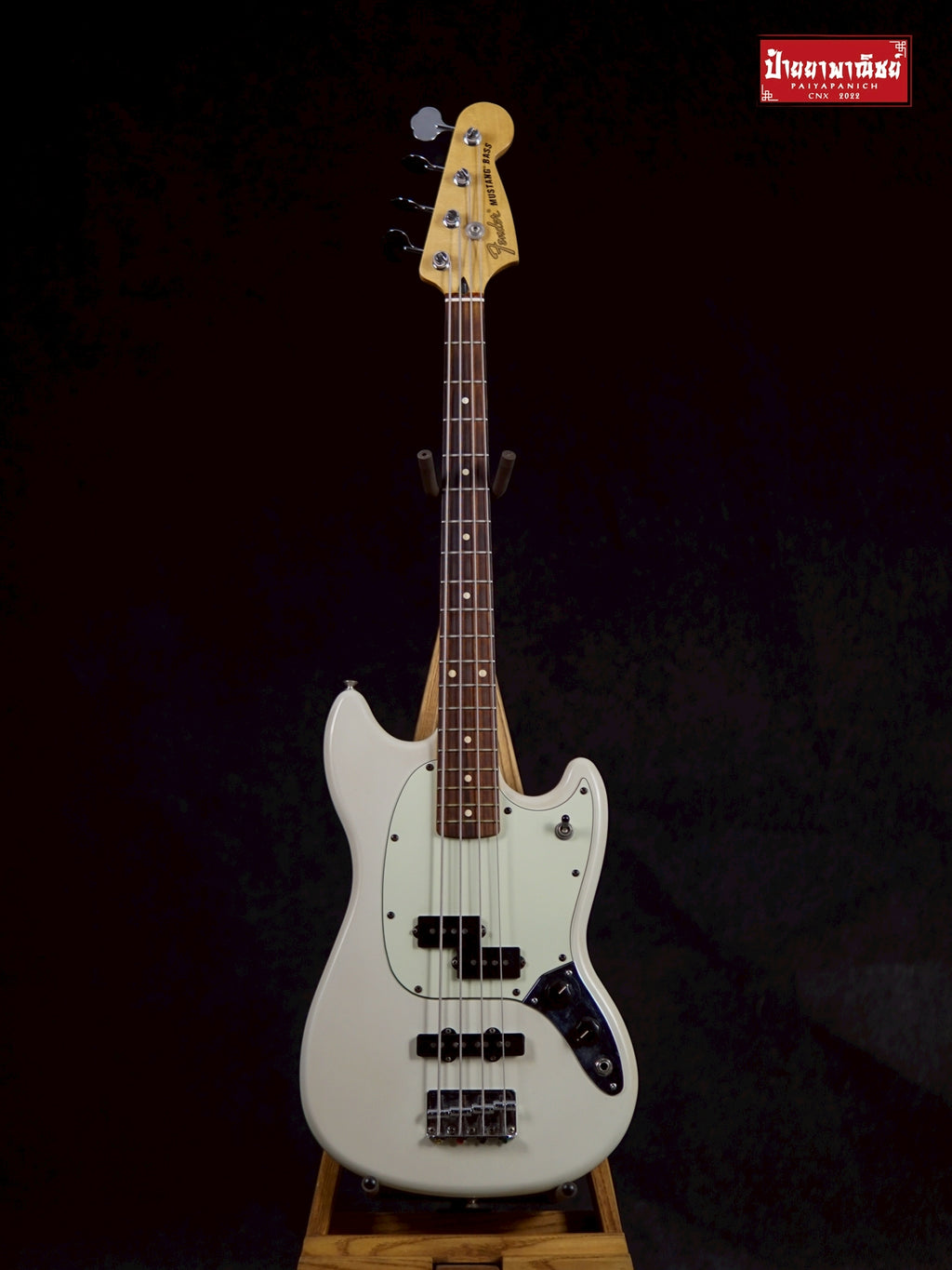 (USED) Fender Player Mustang® Bass PJ Olympic White