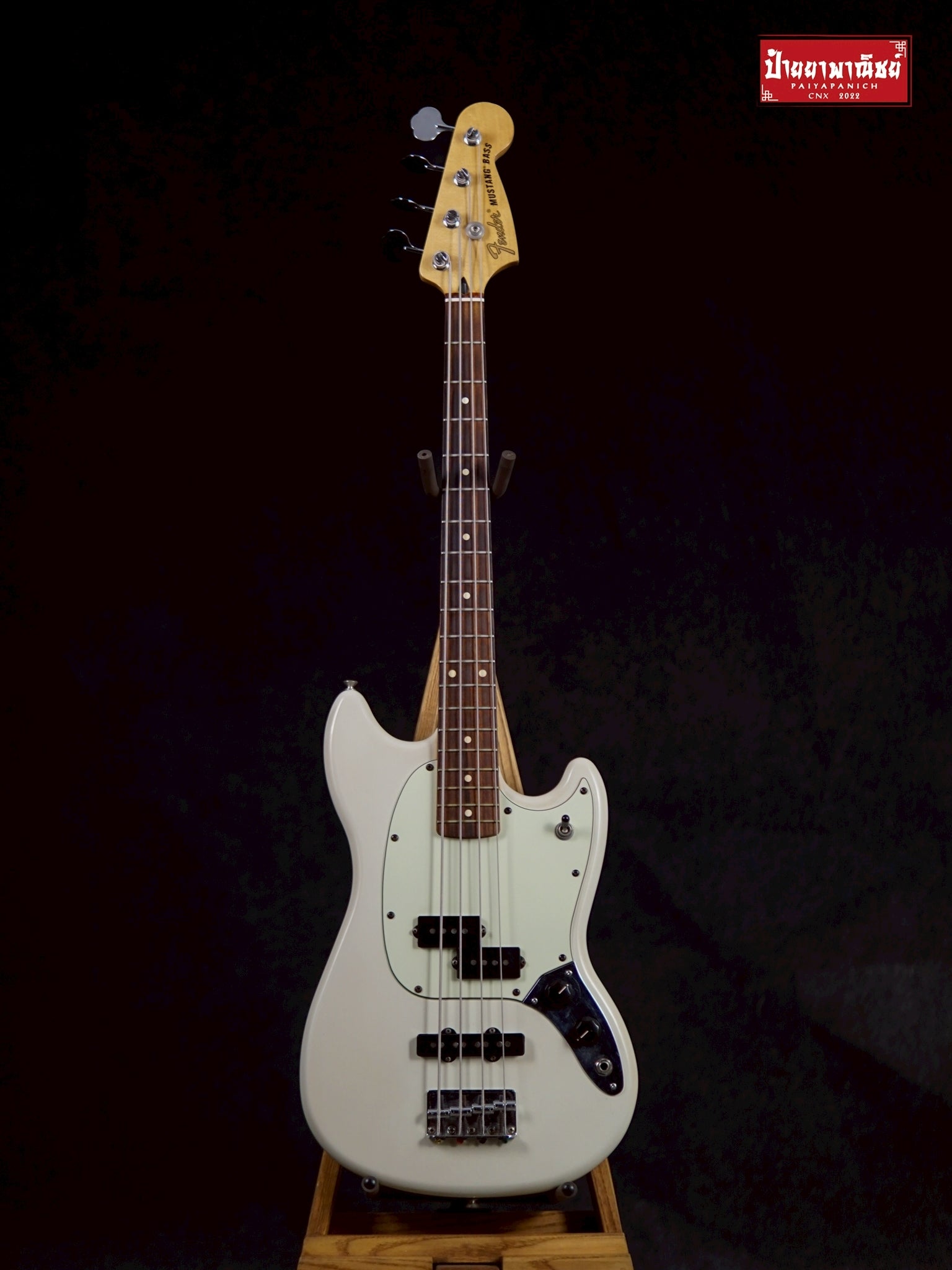 (USED) Fender Player Mustang® Bass PJ Olympic White
