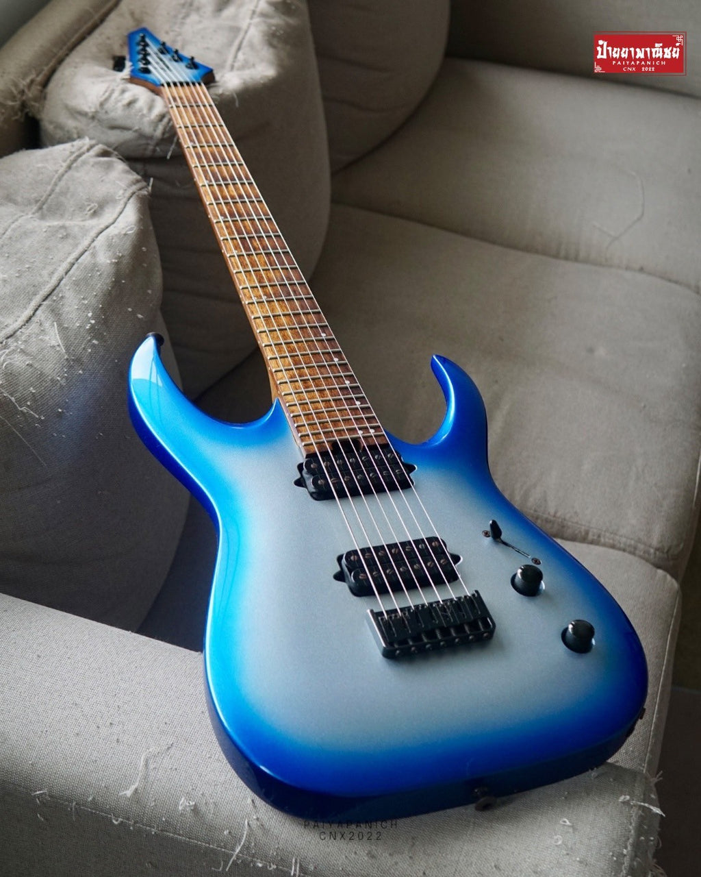 (USED) Jackson Series Signature Misha Mansoor Juggernaut HT7 Blue Sky Burst