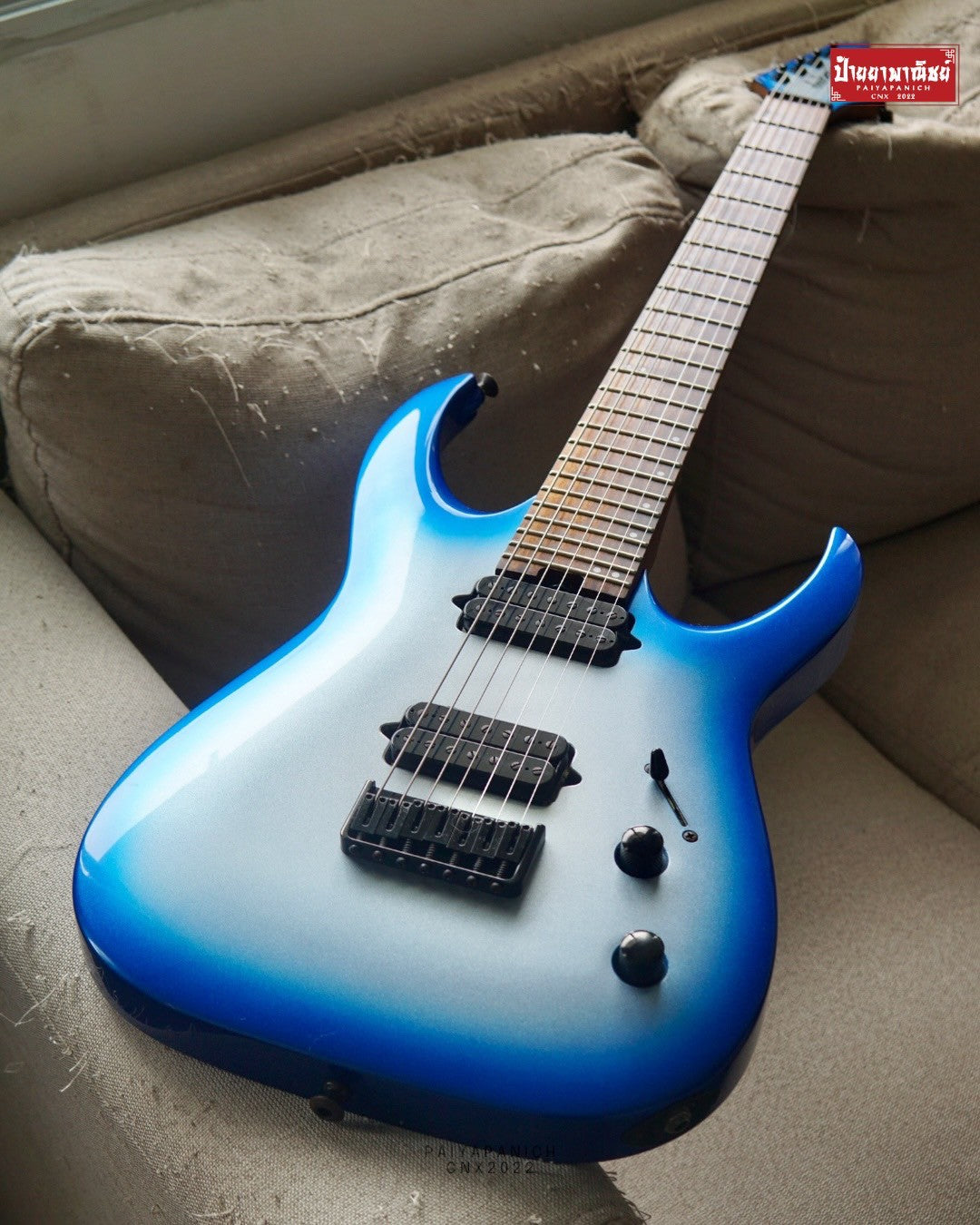 (USED) Jackson Series Signature Misha Mansoor Juggernaut HT7 Blue Sky Burst