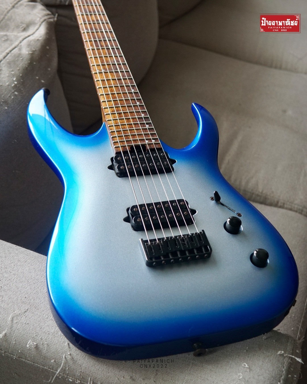 (USED) Jackson Series Signature Misha Mansoor Juggernaut HT7 Blue Sky Burst