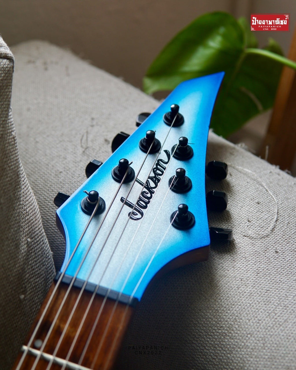(USED) Jackson Series Signature Misha Mansoor Juggernaut HT7 Blue Sky Burst