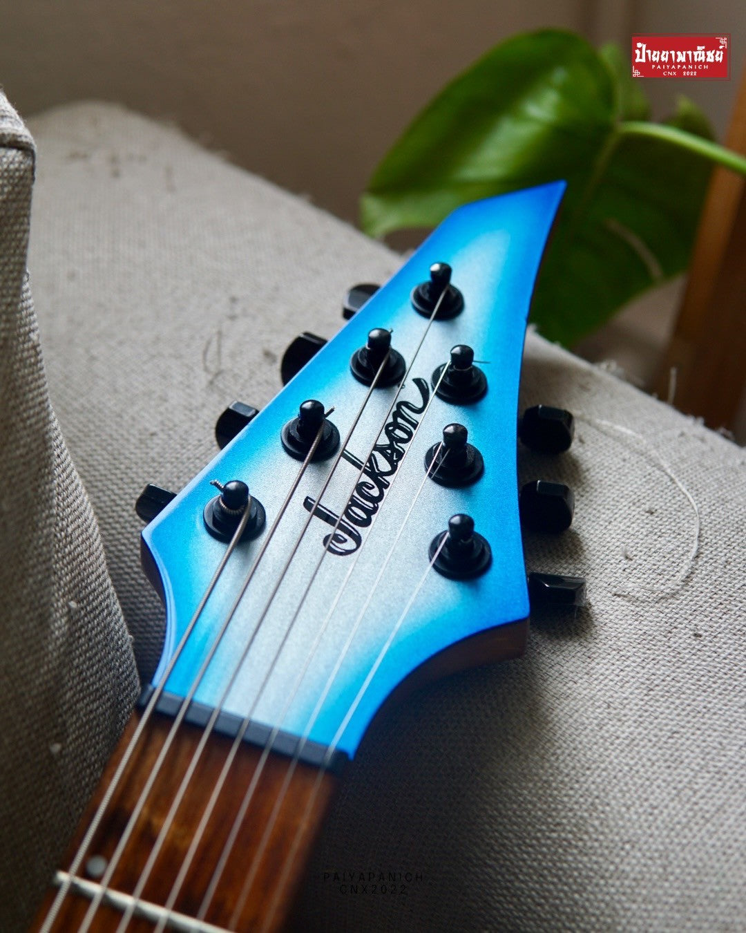 (USED) Jackson Series Signature Misha Mansoor Juggernaut HT7 Blue Sky Burst