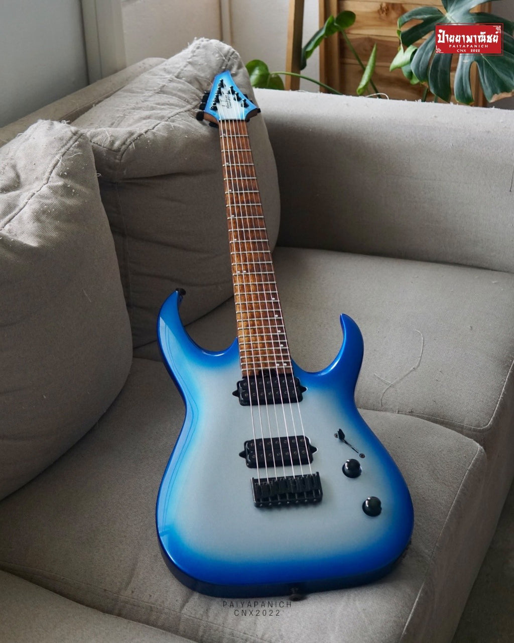 (USED) Jackson Series Signature Misha Mansoor Juggernaut HT7 Blue Sky Burst