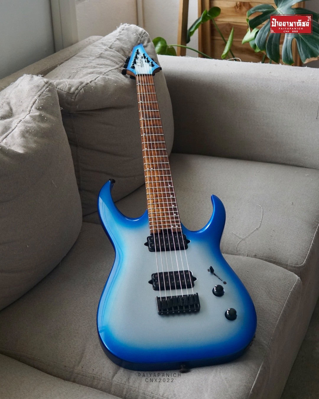 (USED) Jackson Series Signature Misha Mansoor Juggernaut HT7 Blue Sky Burst