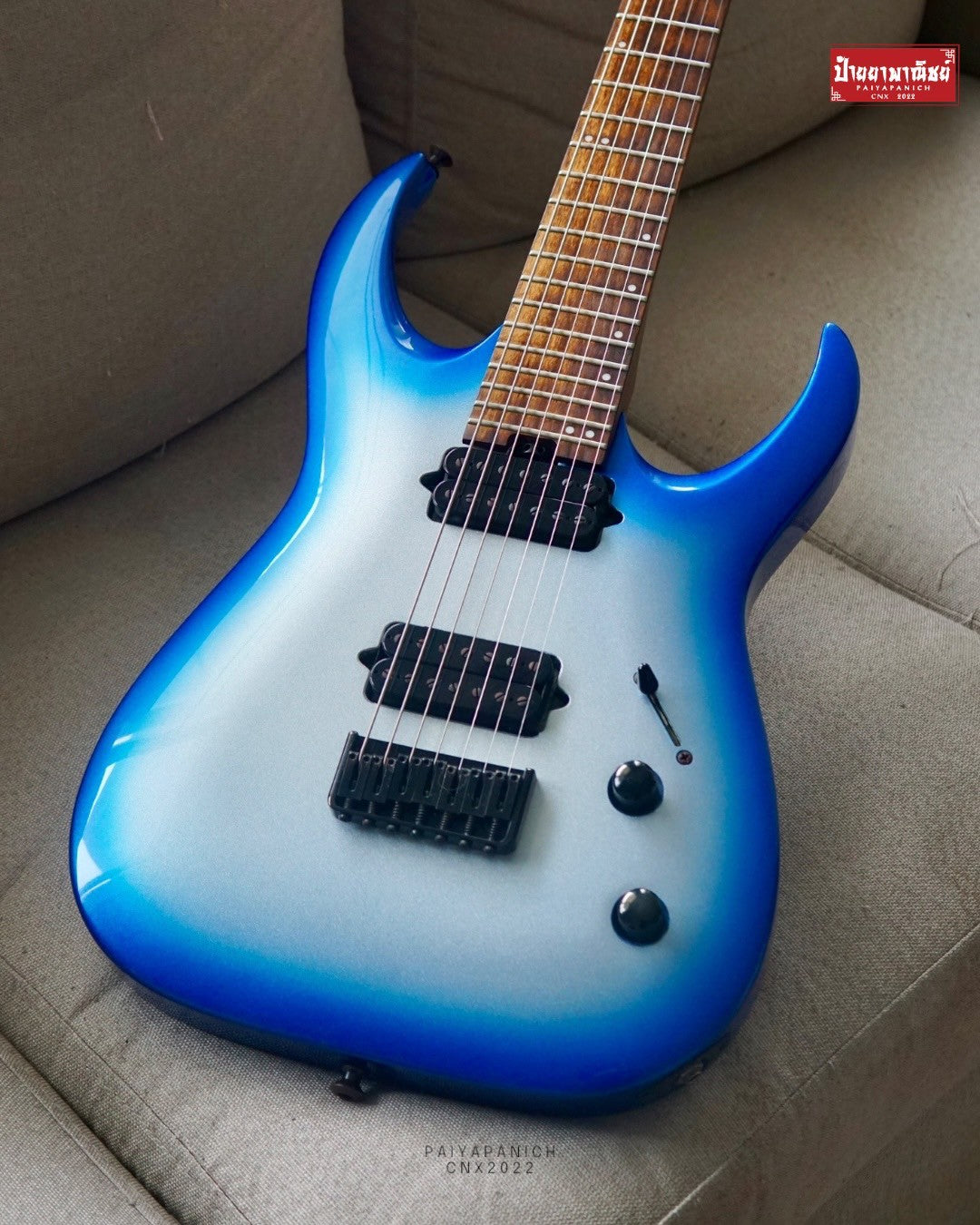(USED) Jackson Series Signature Misha Mansoor Juggernaut HT7 Blue Sky Burst