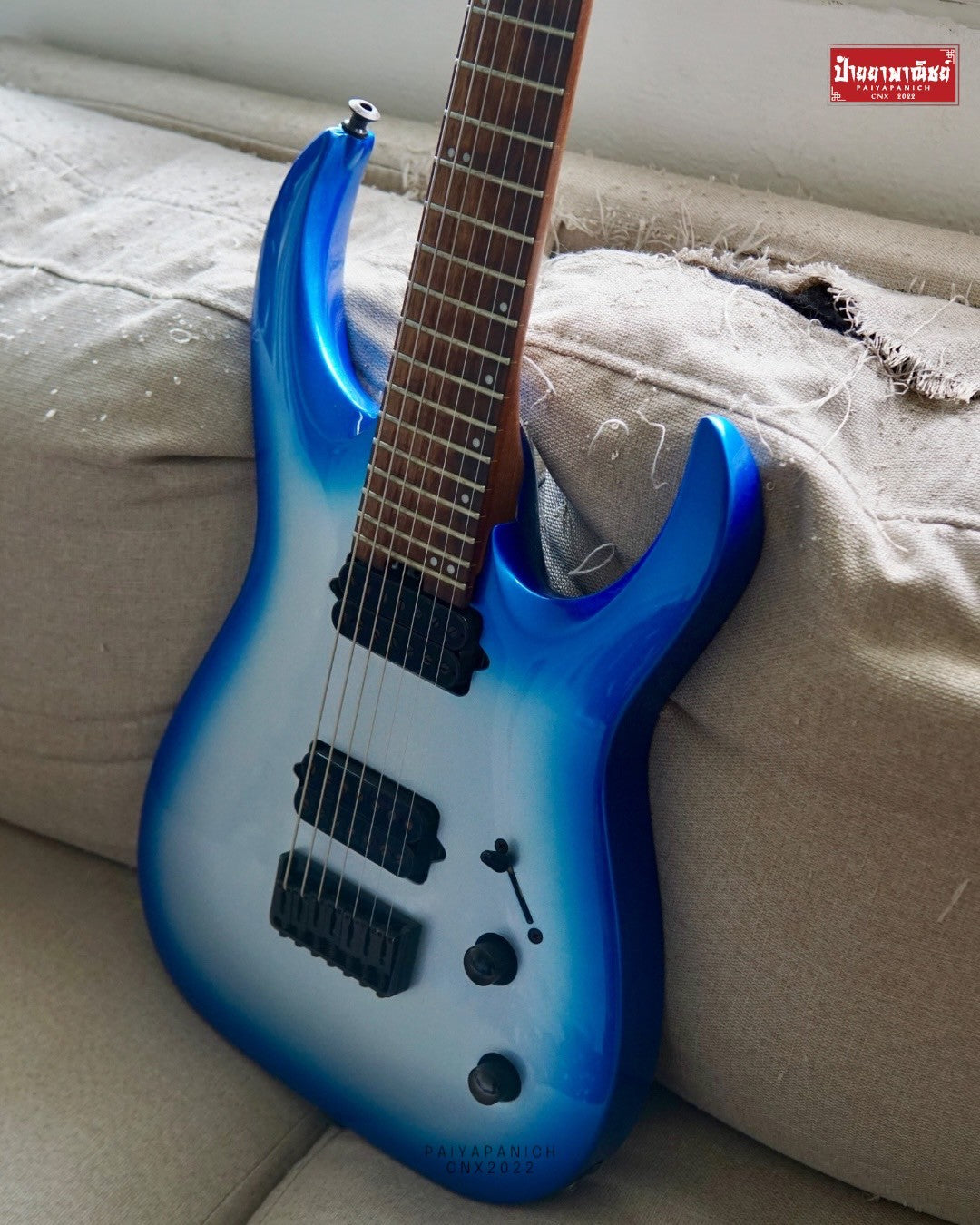(USED) Jackson Series Signature Misha Mansoor Juggernaut HT7 Blue Sky Burst