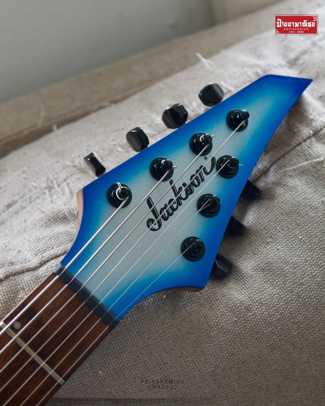 (USED) Jackson Series Signature Misha Mansoor Juggernaut HT7 Blue Sky Burst