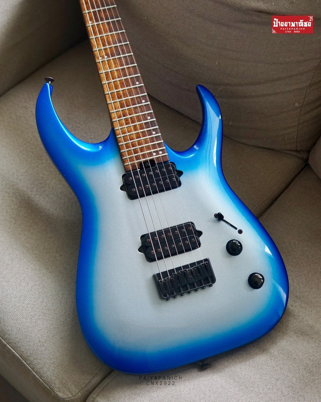 (USED) Jackson Series Signature Misha Mansoor Juggernaut HT7 Blue Sky Burst