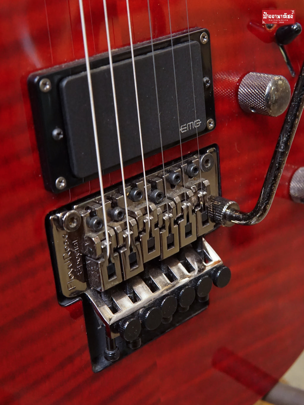 (USED) LTD M-300FM See Thru Red