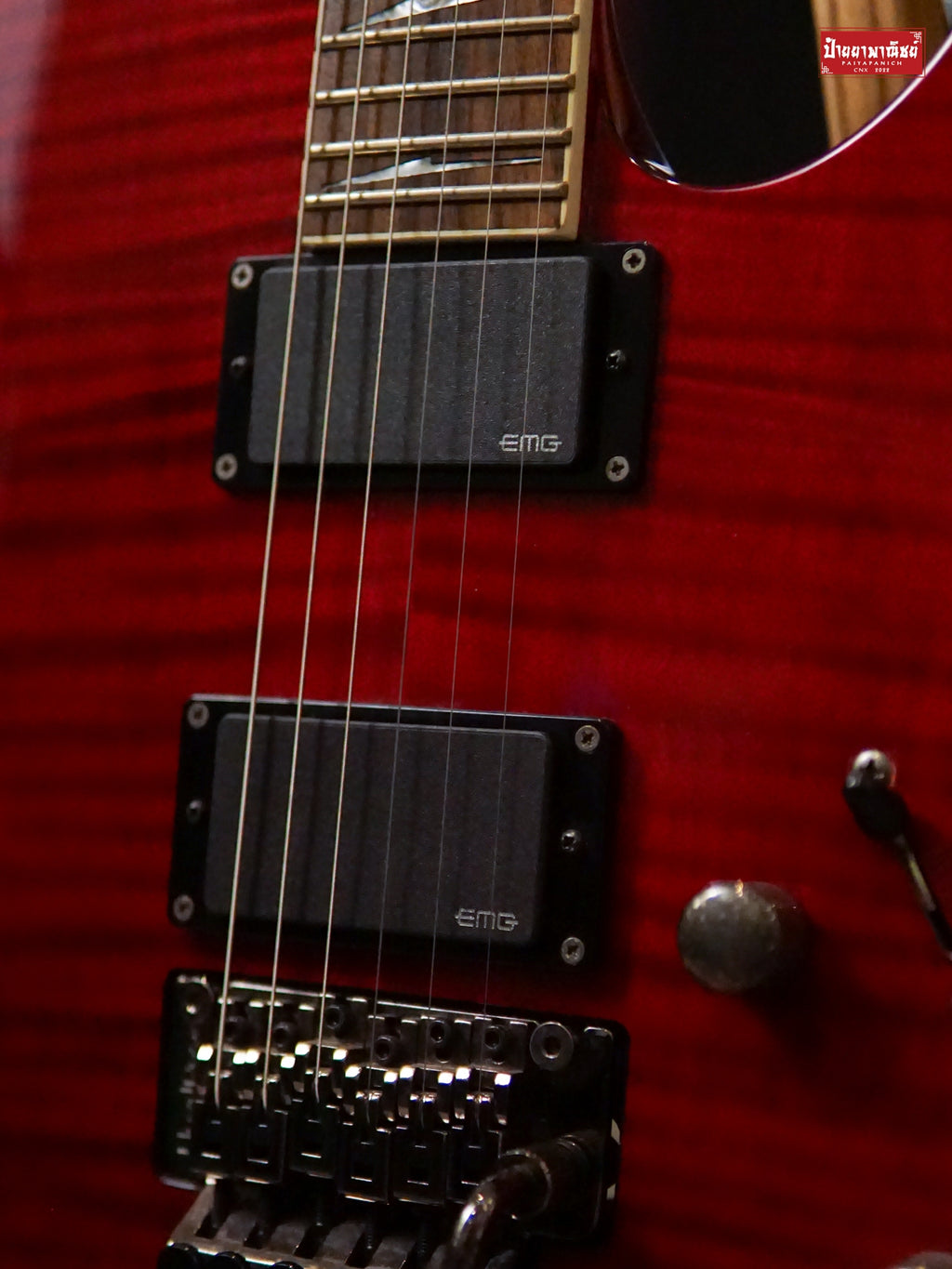 (USED) LTD M-300FM See Thru Red