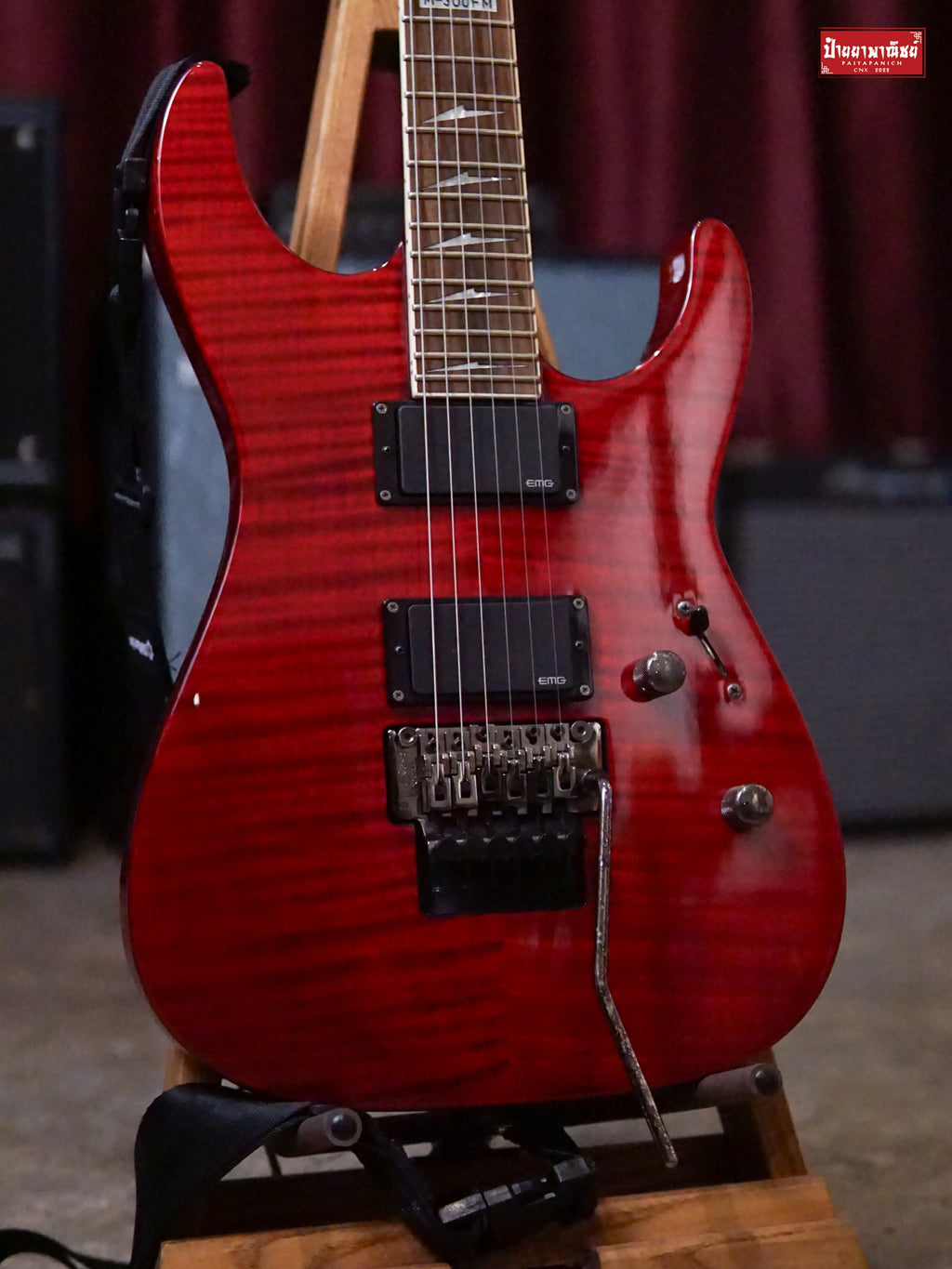 (USED) LTD M-300FM See Thru Red