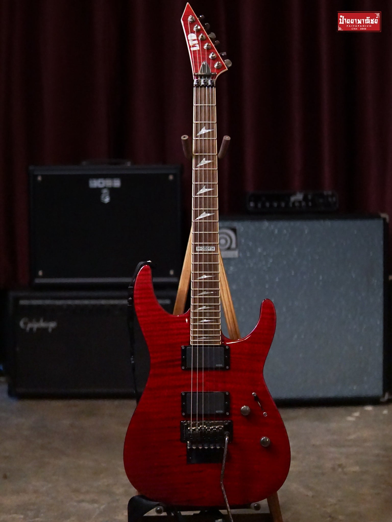 (USED) LTD M-300FM See Thru Red