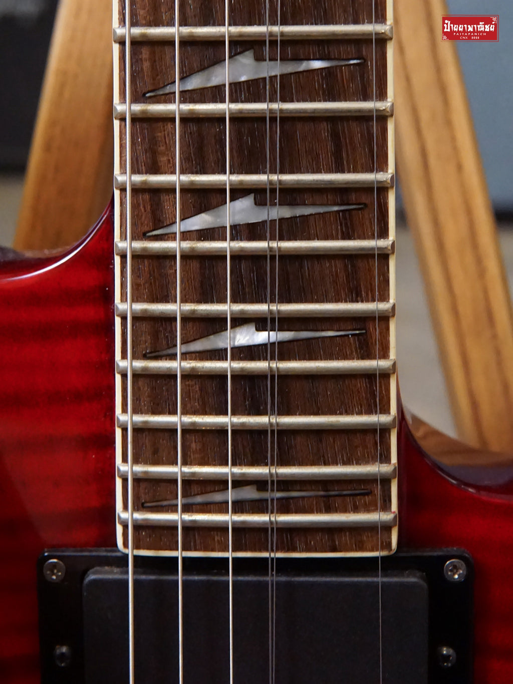 (USED) LTD M-300FM See Thru Red