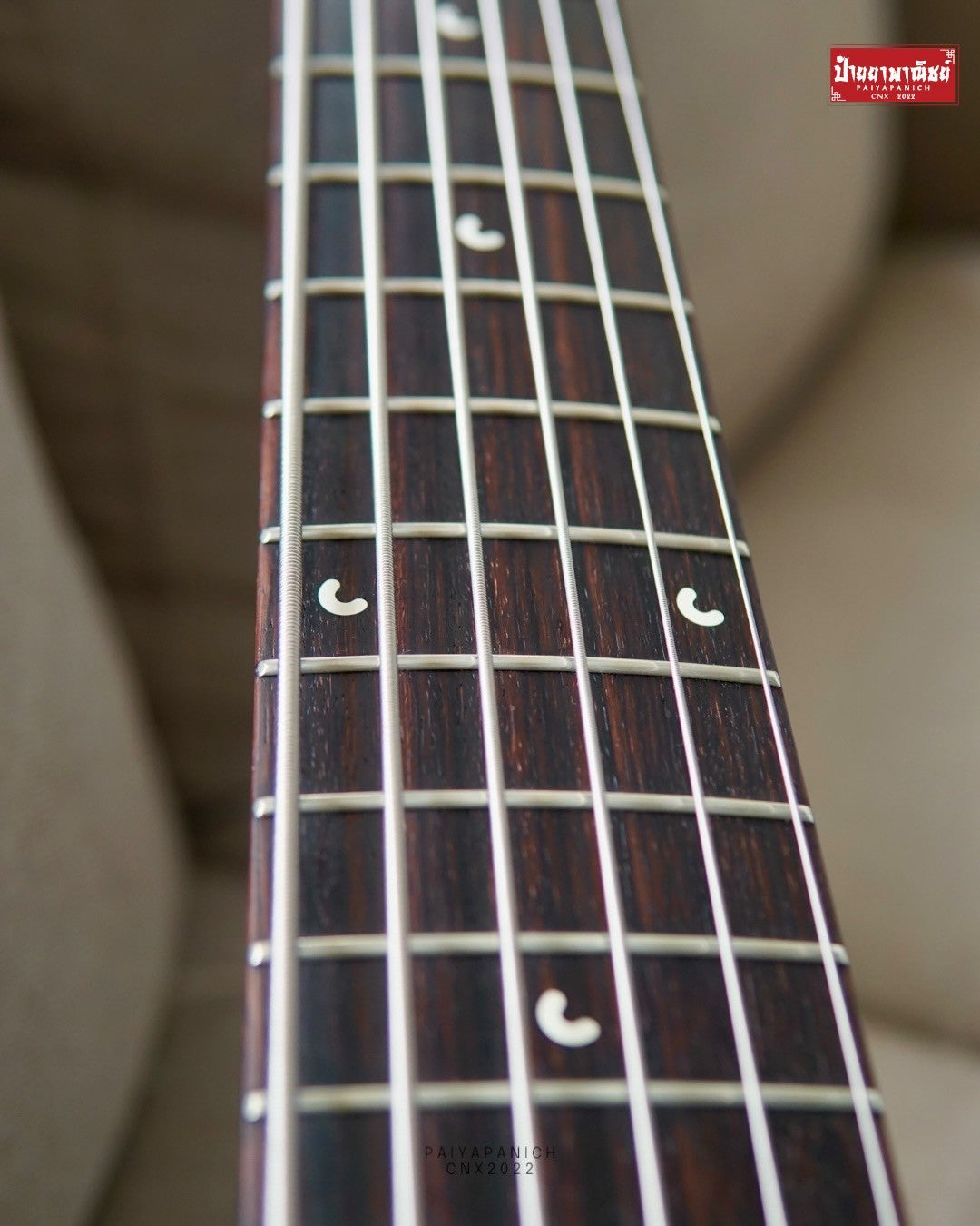 (USED) Ernie Ball Music Man Bongo 5 HS 2019 Fire Mist Purple