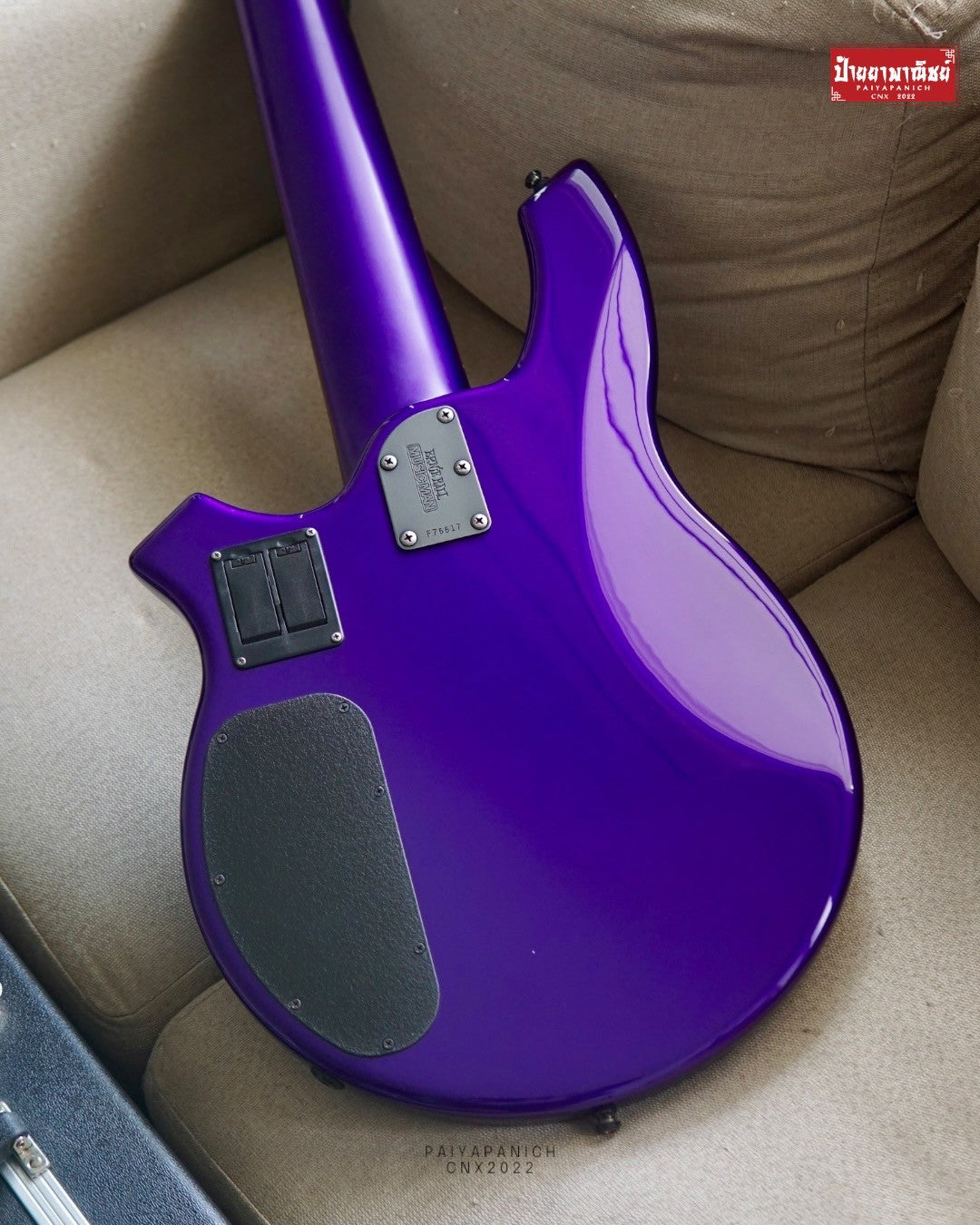 (USED) Ernie Ball Music Man Bongo 5 HS 2019 Fire Mist Purple