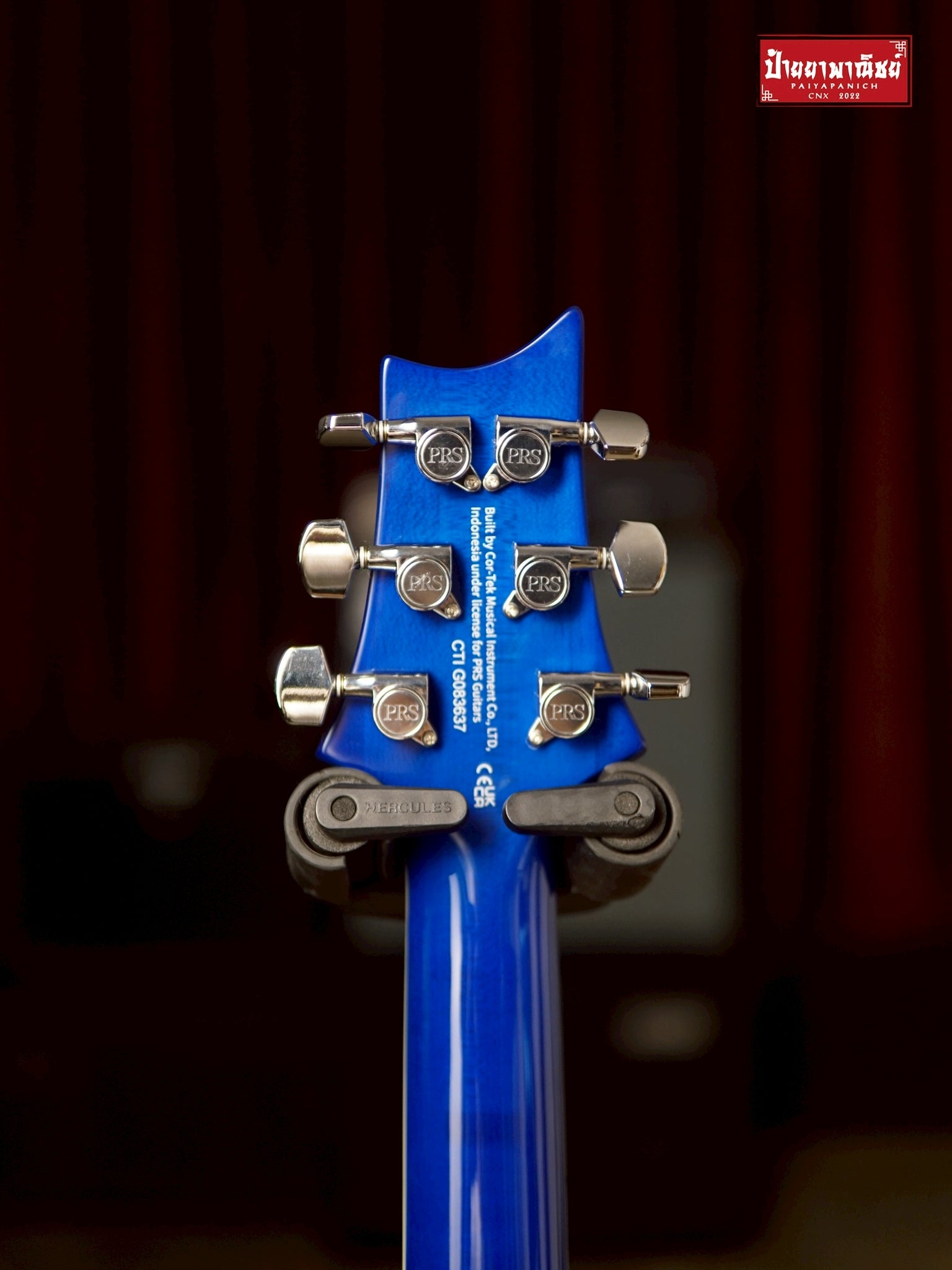 (USED) PRS SE Custom 24 Semi-Hollow Piezo Lake Blue
