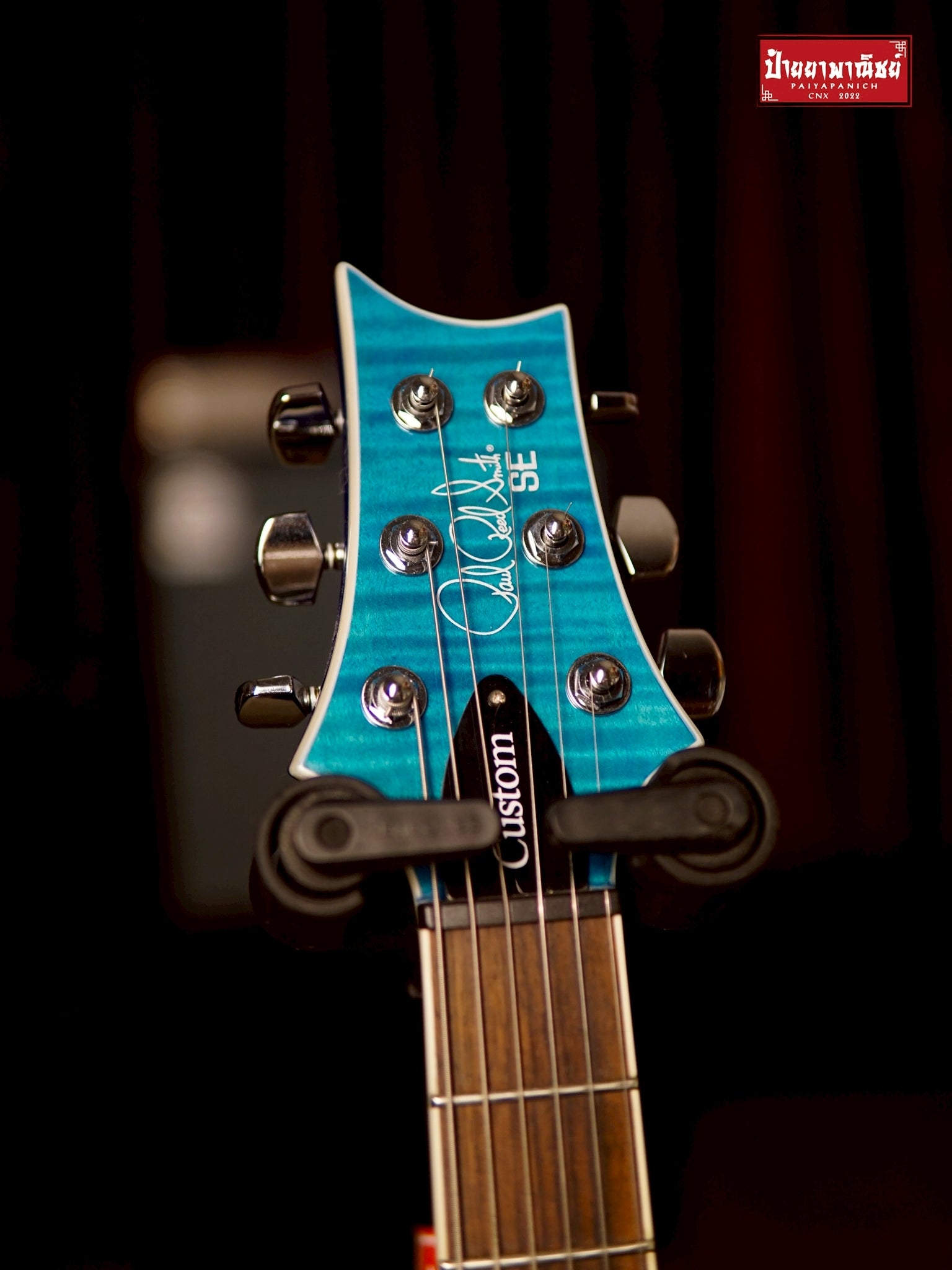 (USED) PRS SE Custom 24 Semi-Hollow Piezo Lake Blue