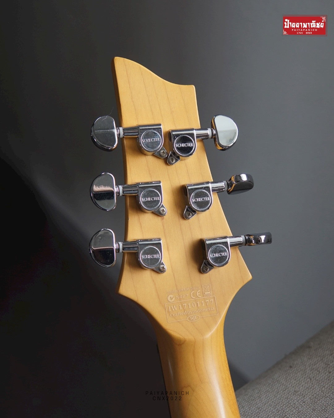 (USED) Schecter C-6 Plus See-Thru Cherry Burst