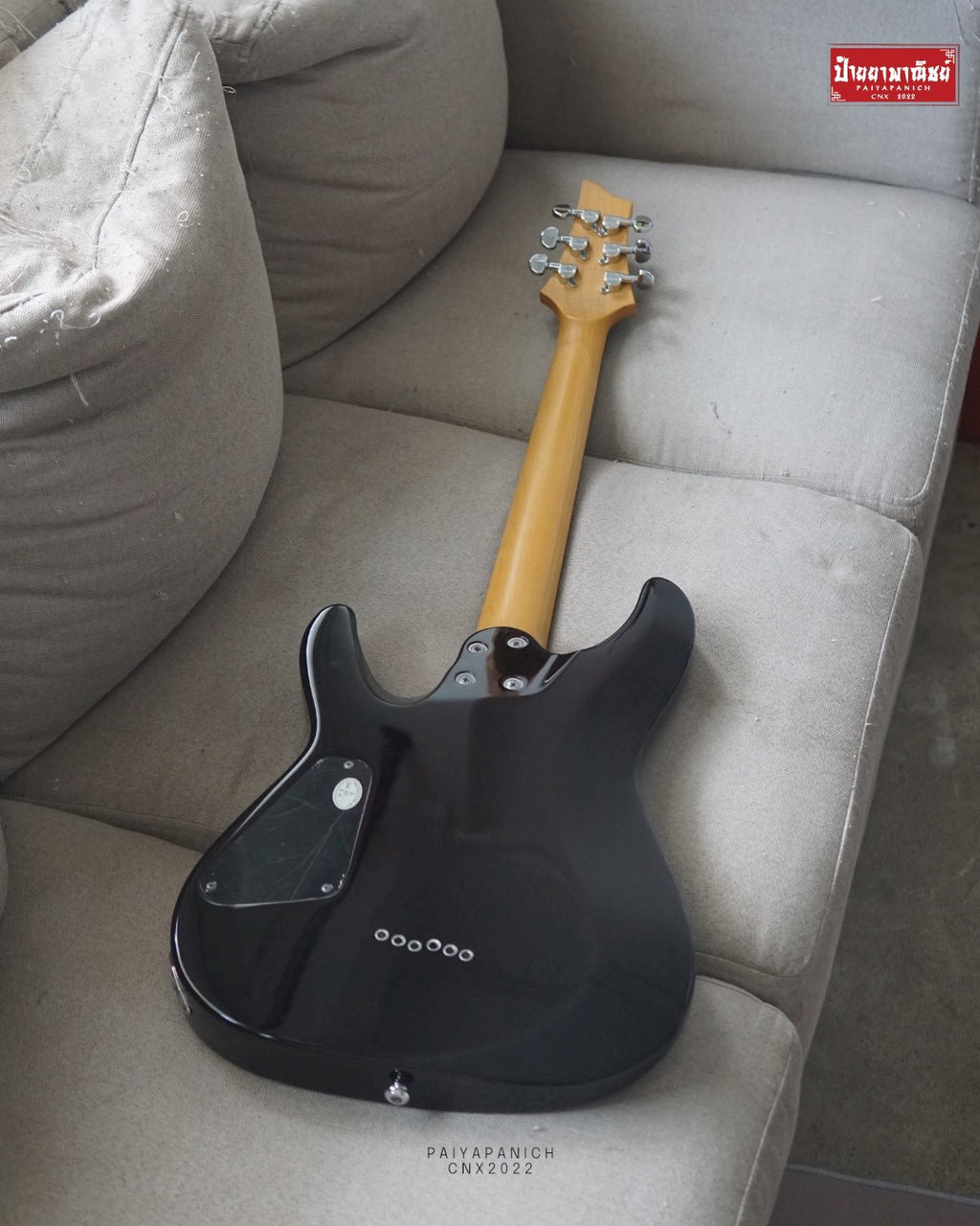 (USED) Schecter C-6 Plus See-Thru Cherry Burst