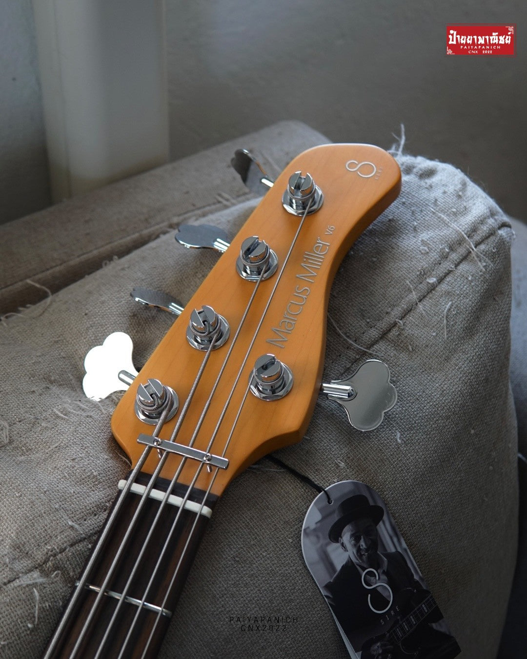 (NEW) Sire Marcus Miller V6 5-String Candy Apple Red