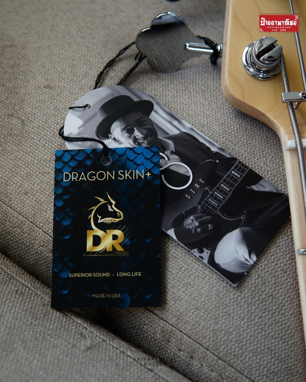 (NEW) Sire Marcus Miller V7 Ash Reissue 5 String Transparent Black Satin