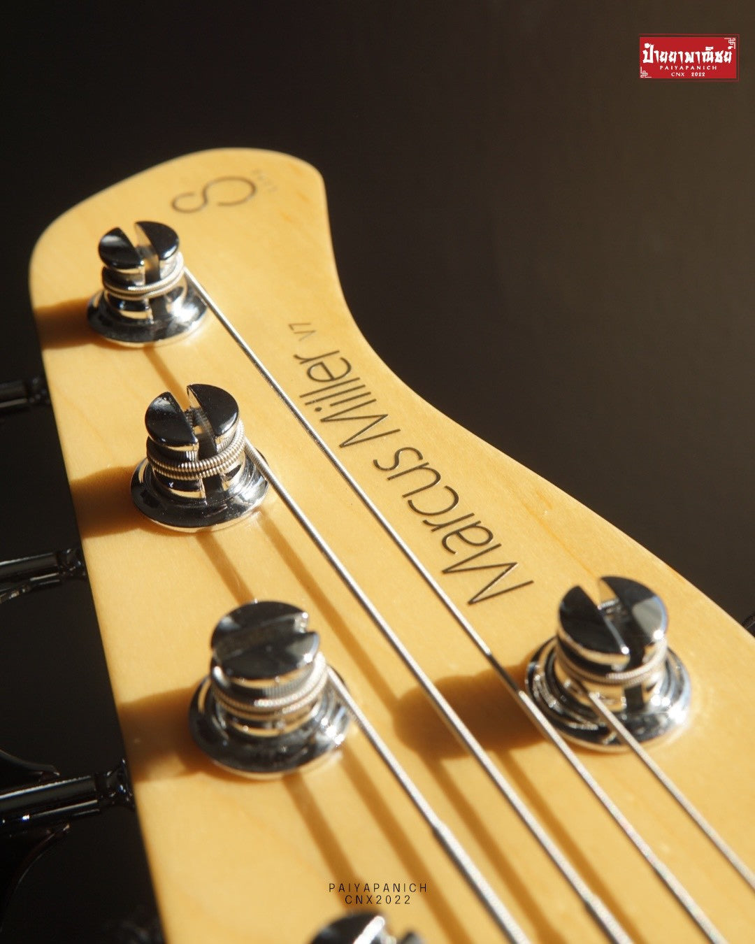 (NEW) Sire Marcus Miller V7 Ash Reissue 5 String Transparent Black Satin