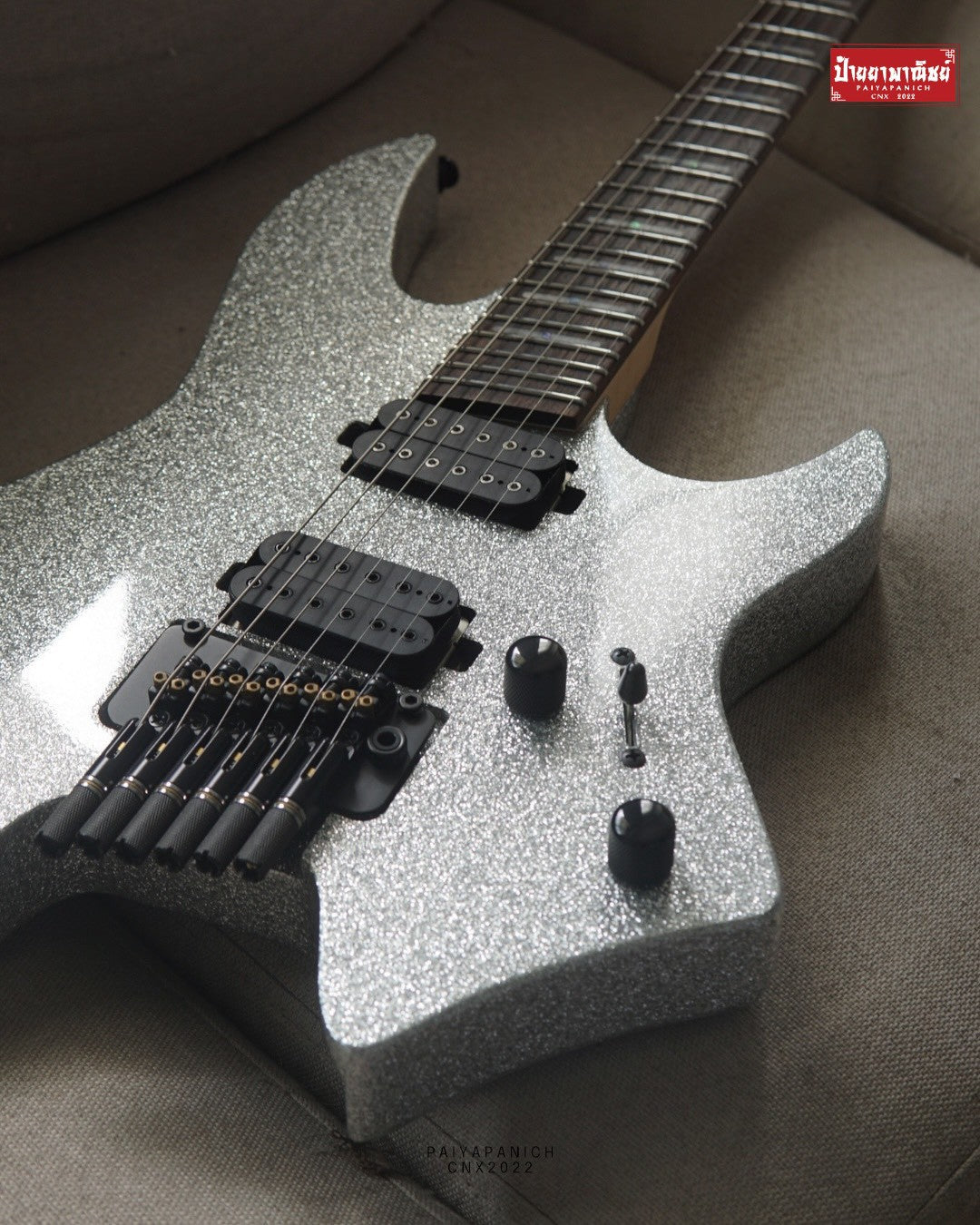 (NEW) Sire Larry Carlton X6 Silver Sparkle