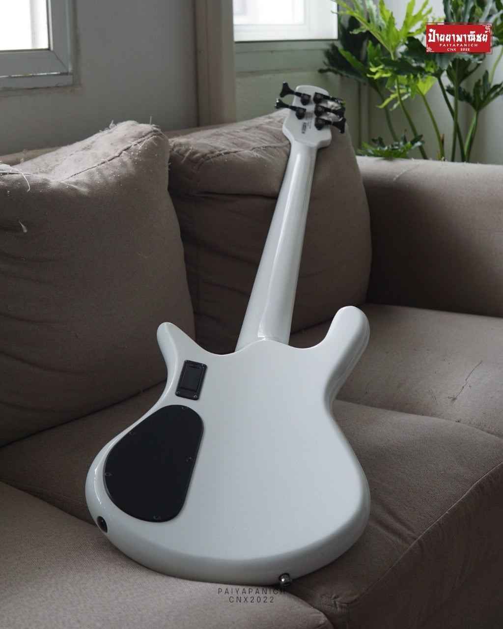 (USED) Spector NS Dimension HP 5 White Sparkle Gloss