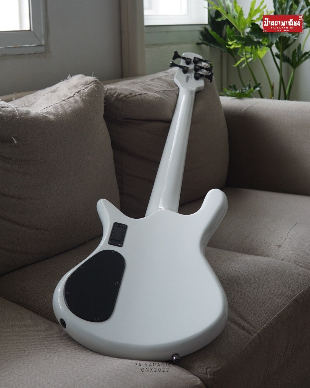 (USED) Spector NS Dimension HP 5 White Sparkle Gloss