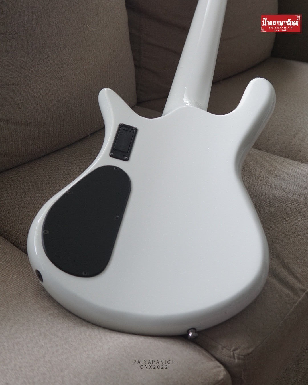 (USED) Spector NS Dimension HP 5 White Sparkle Gloss