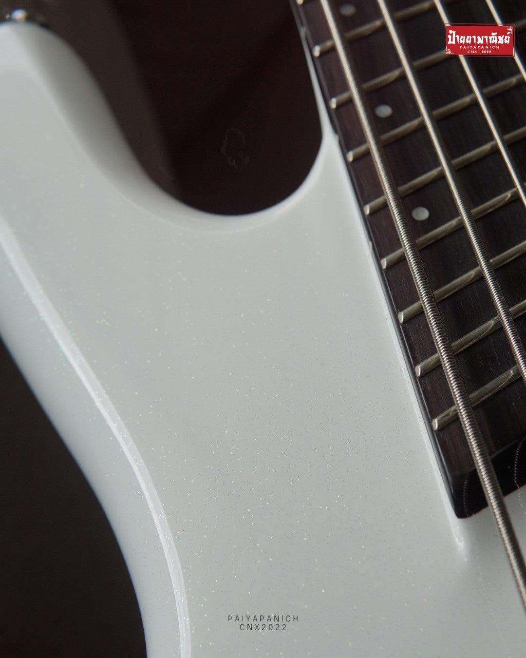 (USED) Spector NS Dimension HP 5 White Sparkle Gloss