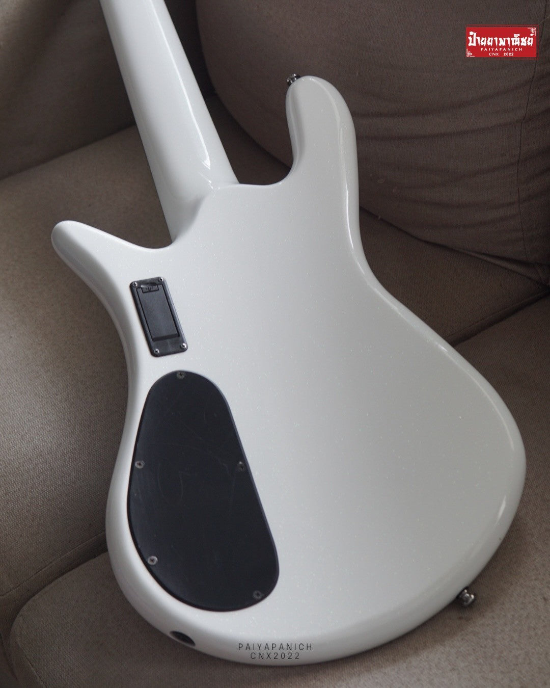 (USED) Spector NS Dimension HP 5 White Sparkle Gloss