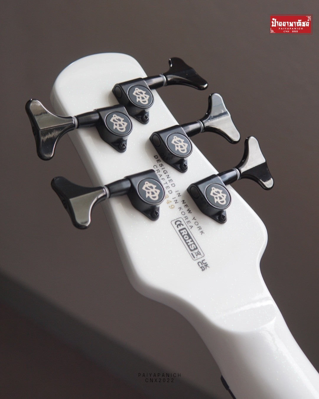(USED) Spector NS Dimension HP 5 White Sparkle Gloss
