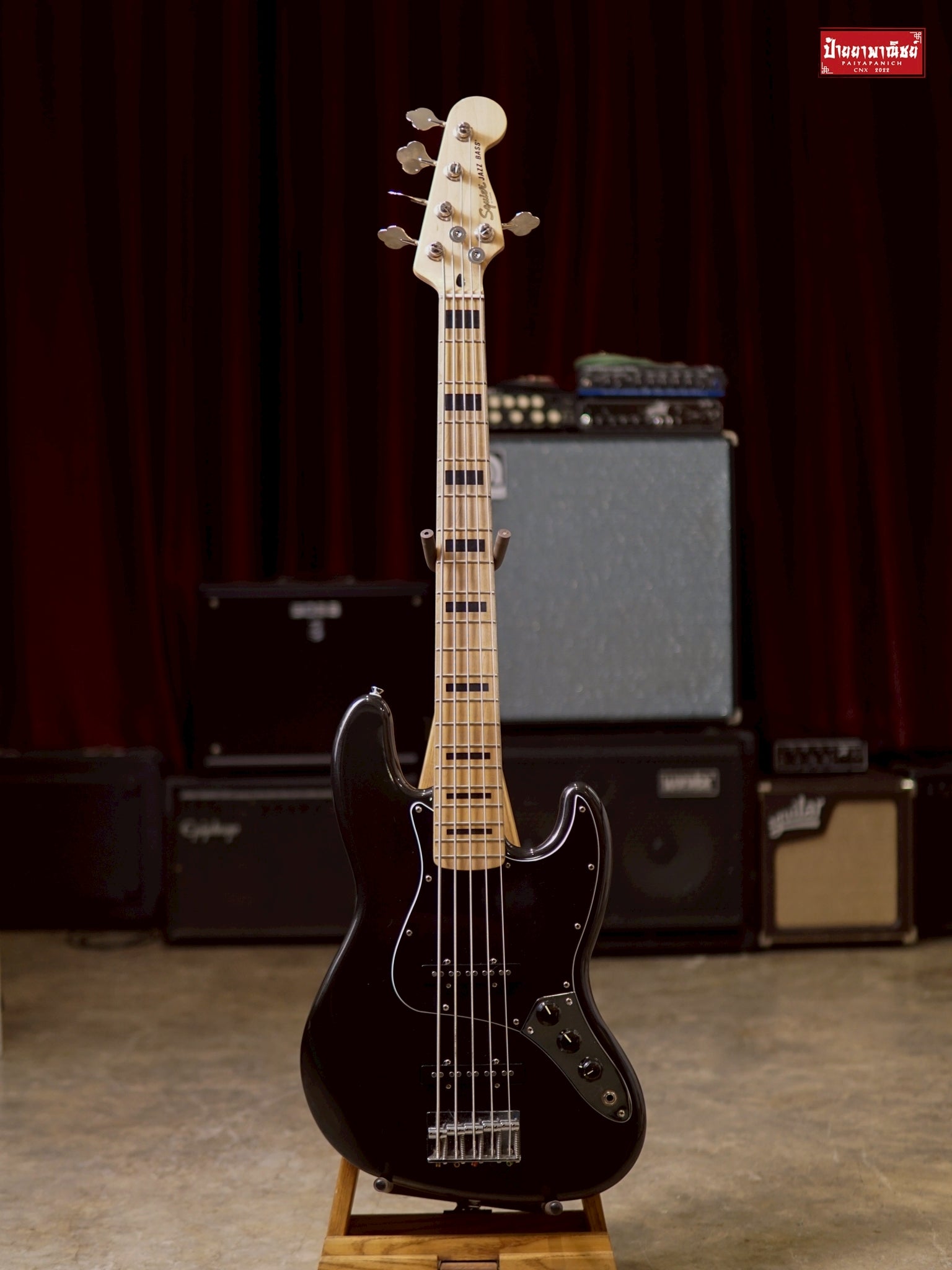 (USED)Squier Classic Vibe '70s Jazz Bass V Black