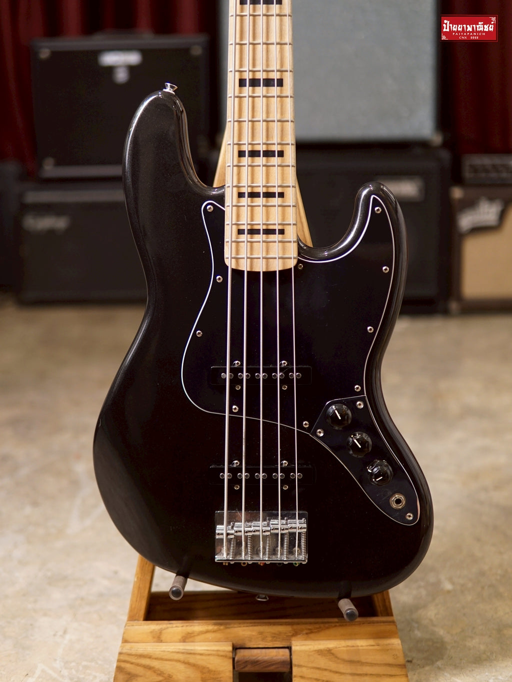 (USED)Squier Classic Vibe '70s Jazz Bass V Black