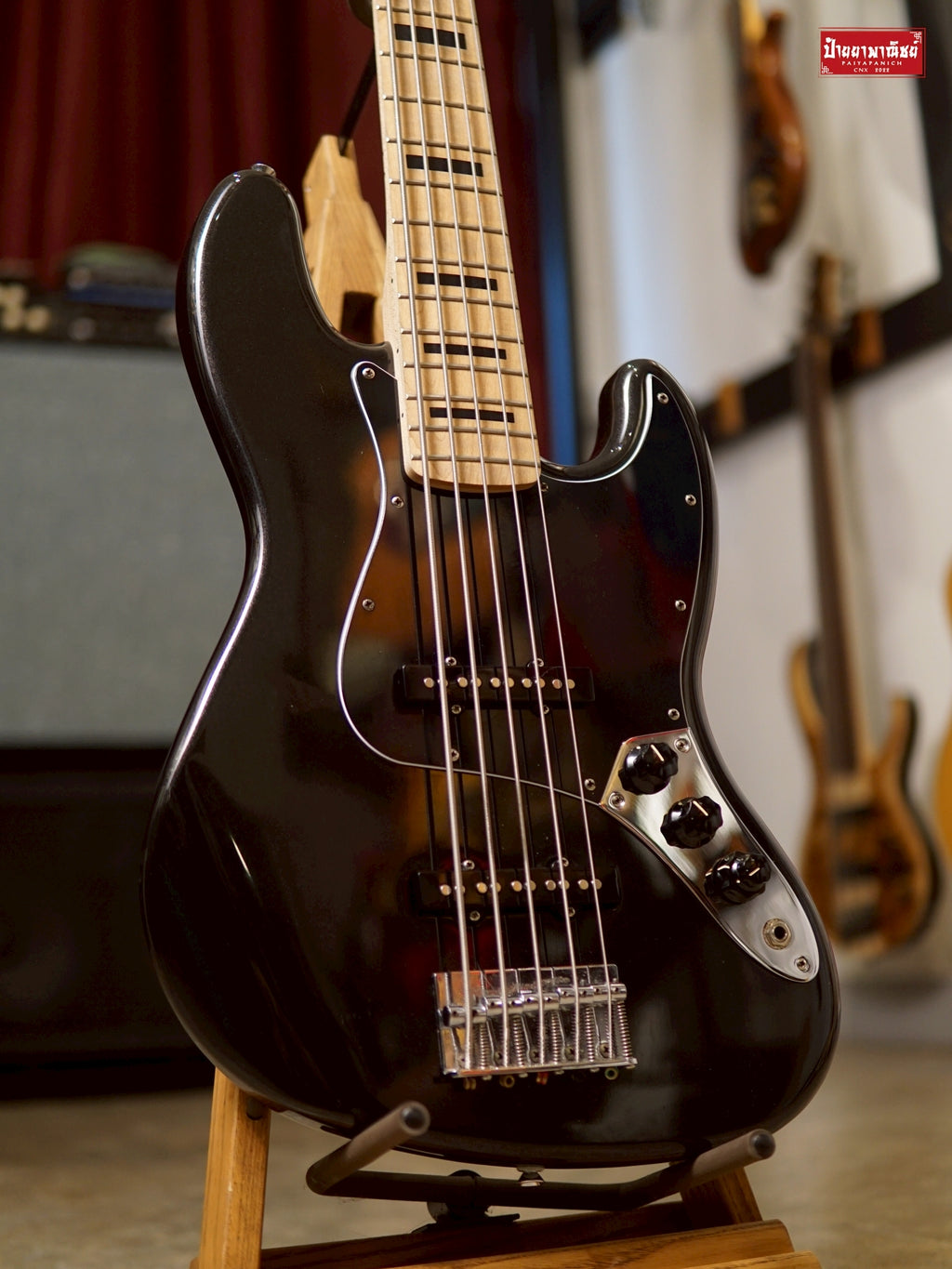 (USED)Squier Classic Vibe '70s Jazz Bass V Black